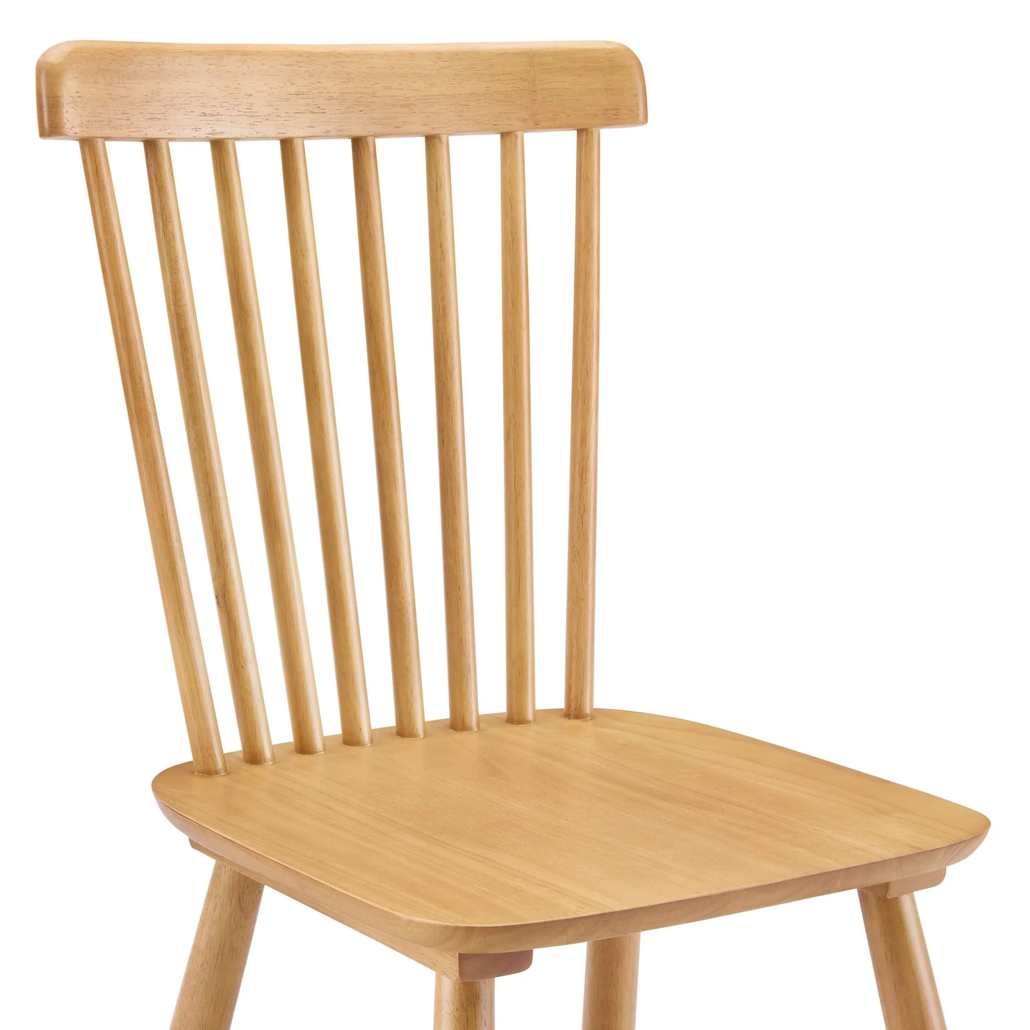 Harley Set of 2 Dining Chairs - Light Wood - Image 7