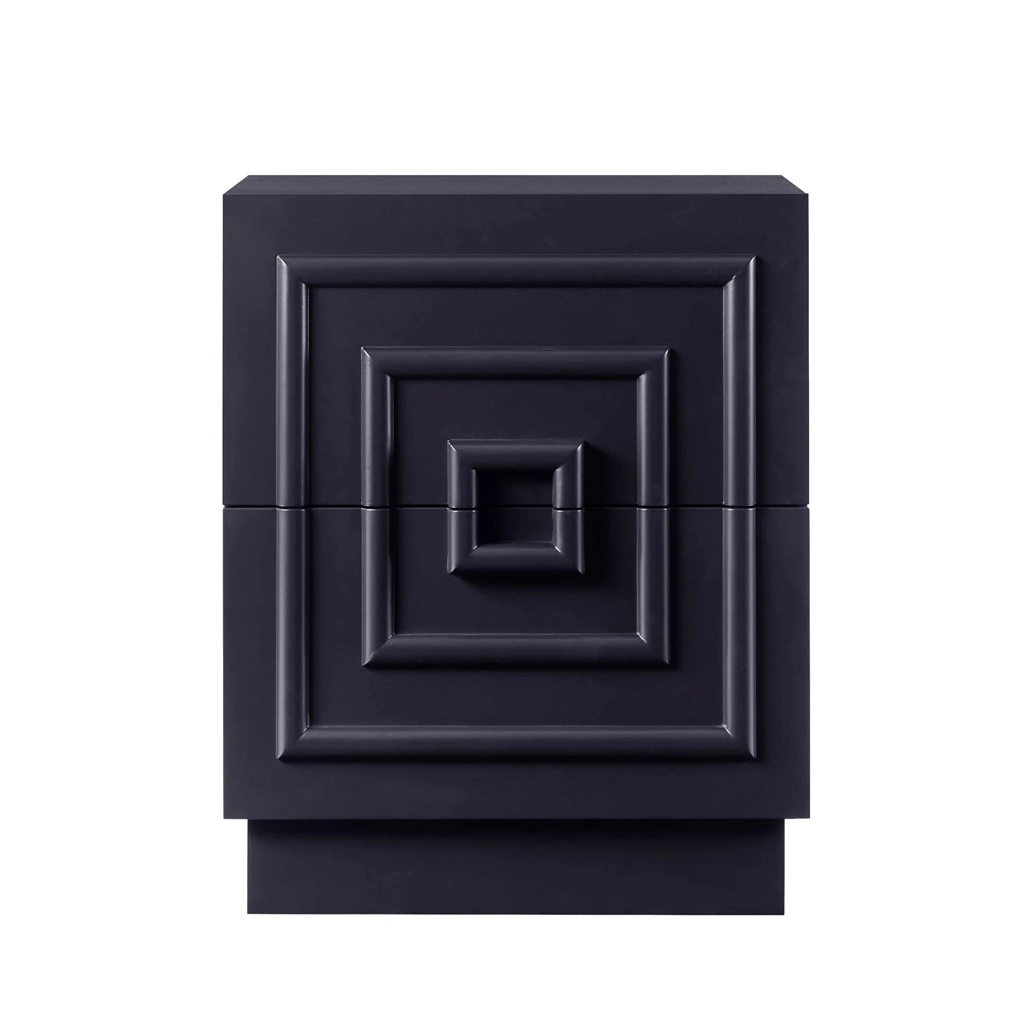 Harlow 2 Drawer Bedside Table - Midnight - Image 3