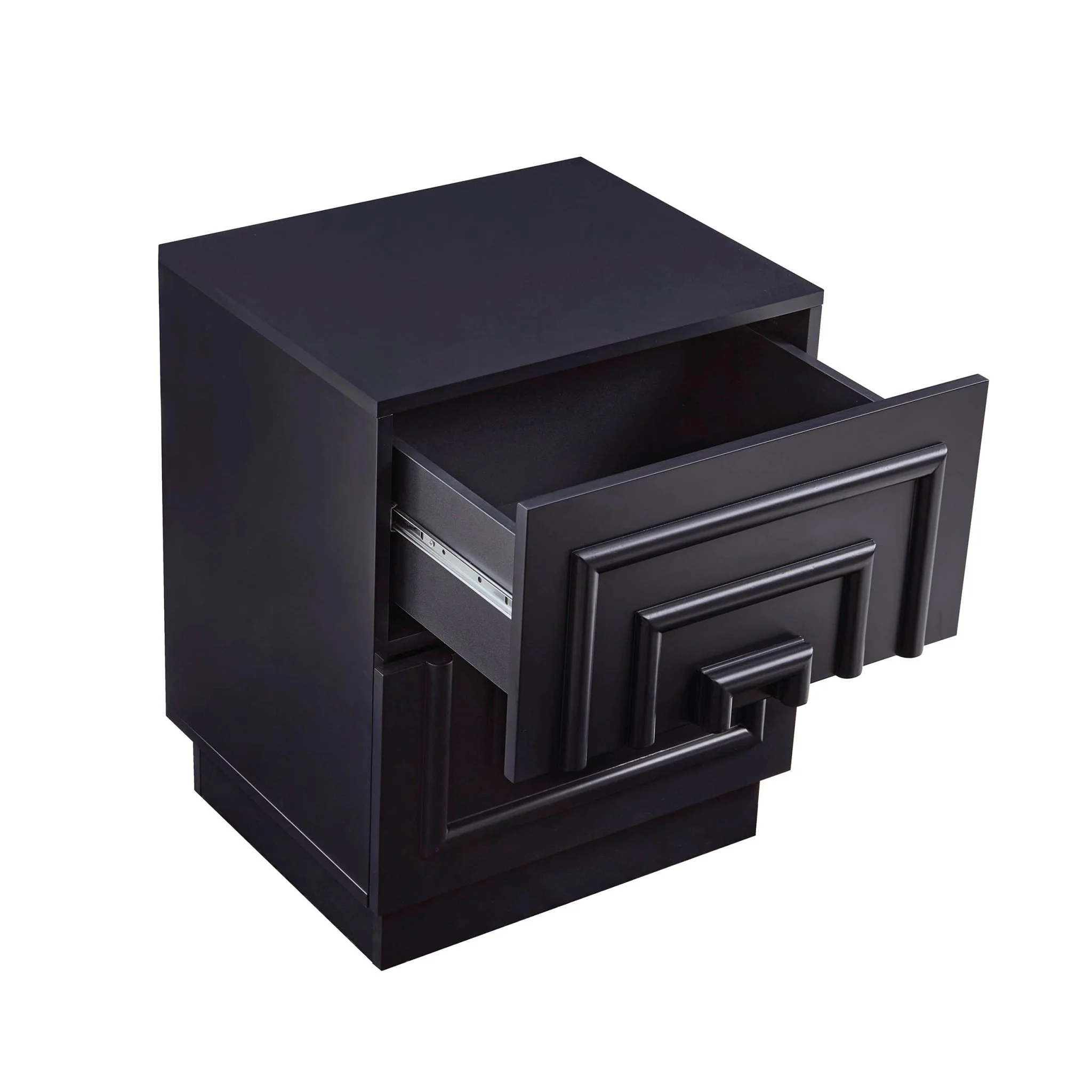 Harlow 2 Drawer Bedside Table - Midnight - Image 5