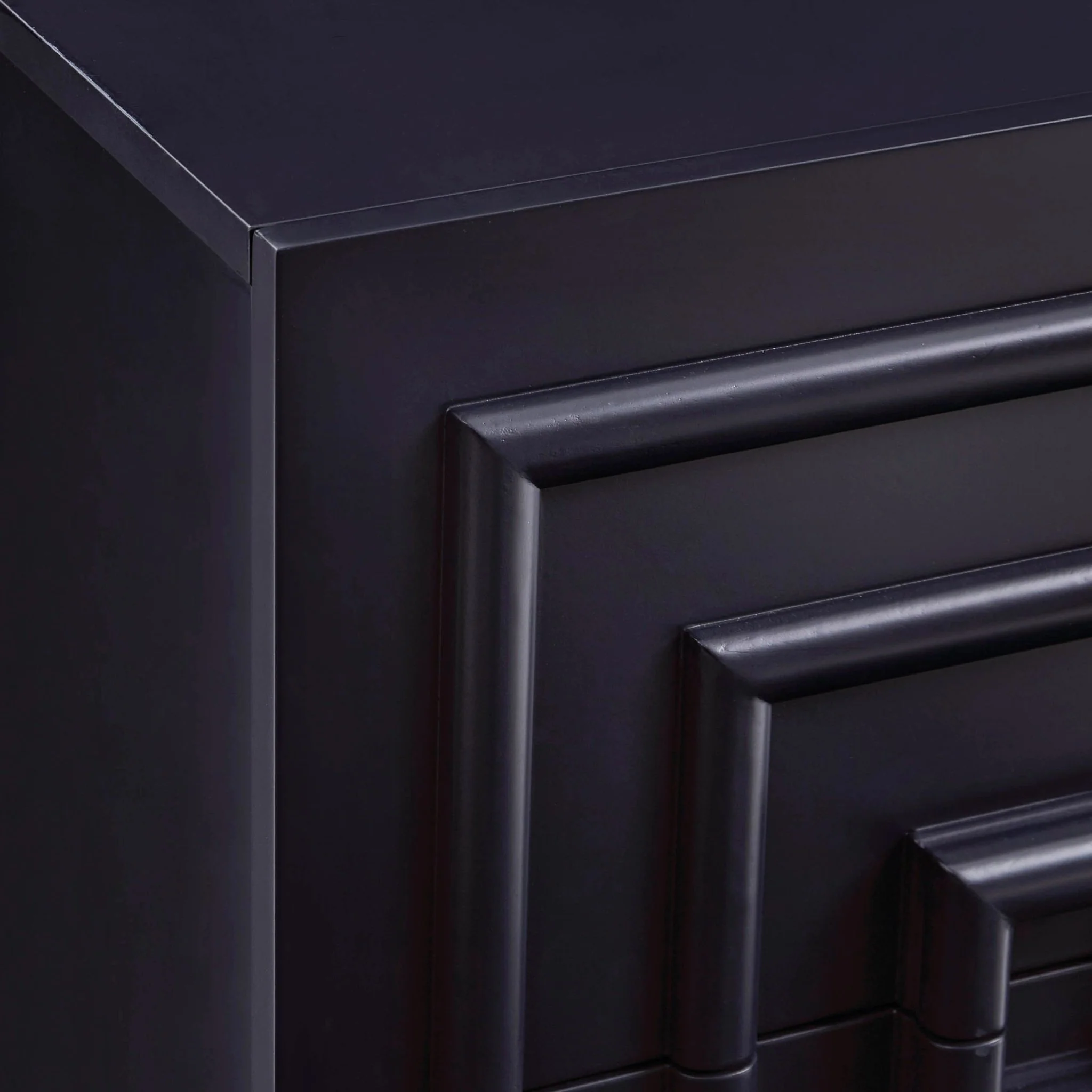 Harlow 2 Drawer Bedside Table - Midnight - Image 7