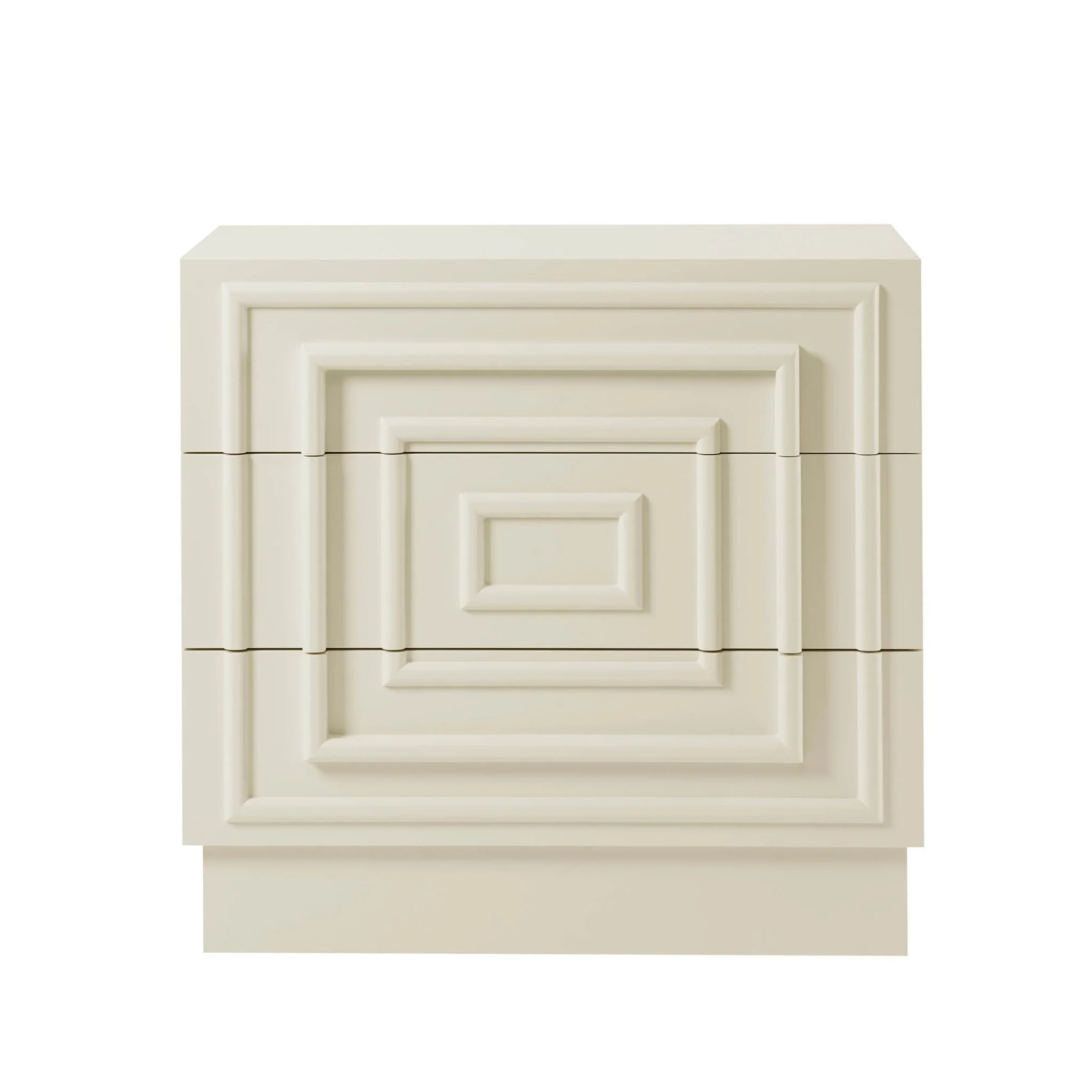 Harlow 3 Drawer Chest - Cream - Image 3