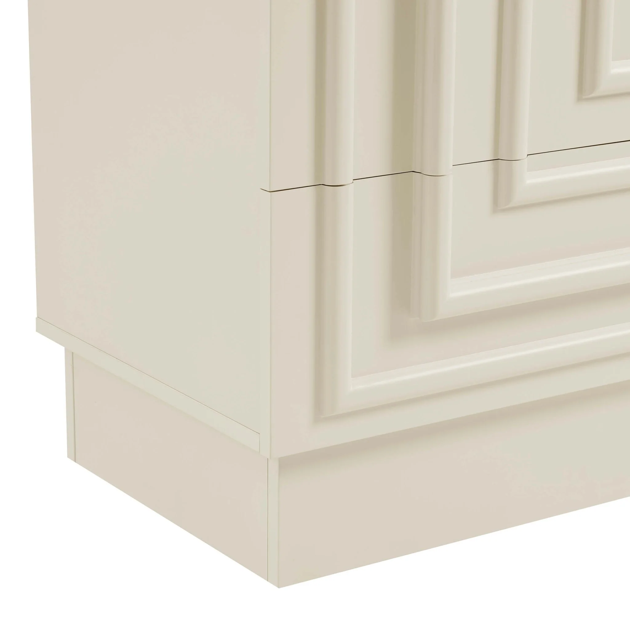Harlow 3 Drawer Chest - Cream - Image 7