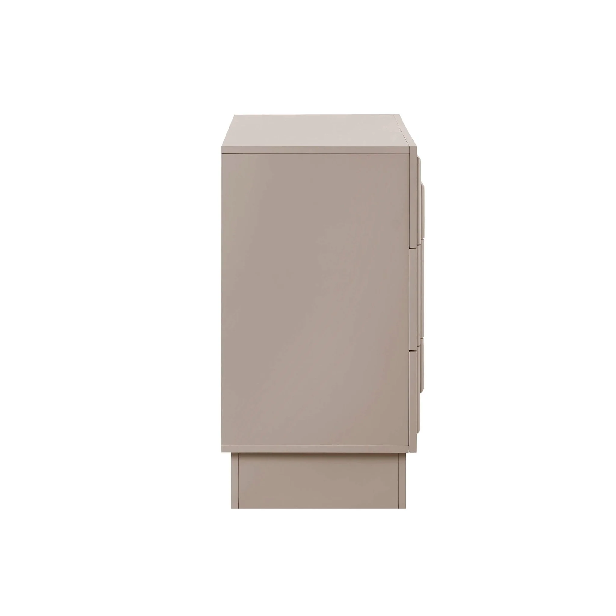 Harlow 3 Drawer Chest - Taupe - Image 6