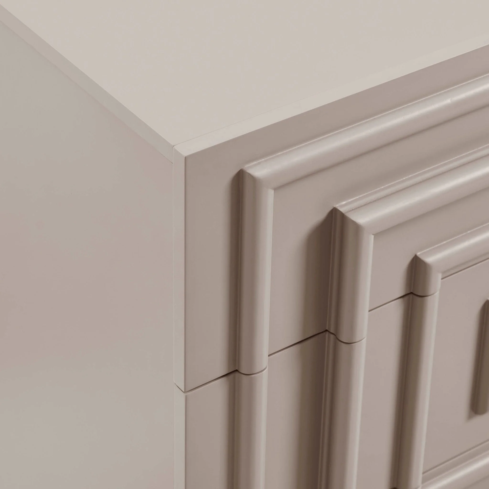 Harlow 3 Drawer Chest - Taupe - Image 7
