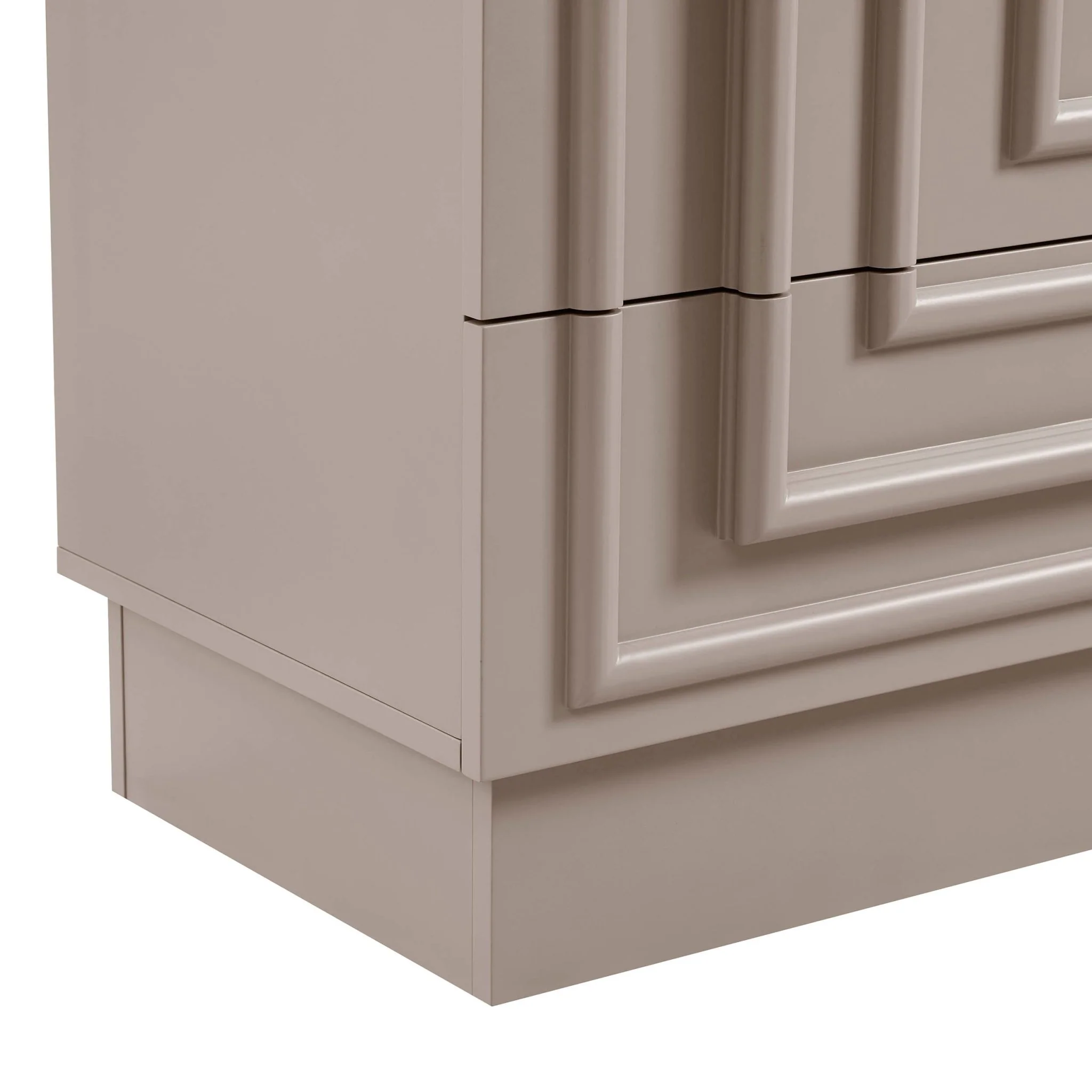 Harlow 3 Drawer Chest - Taupe - Image 8