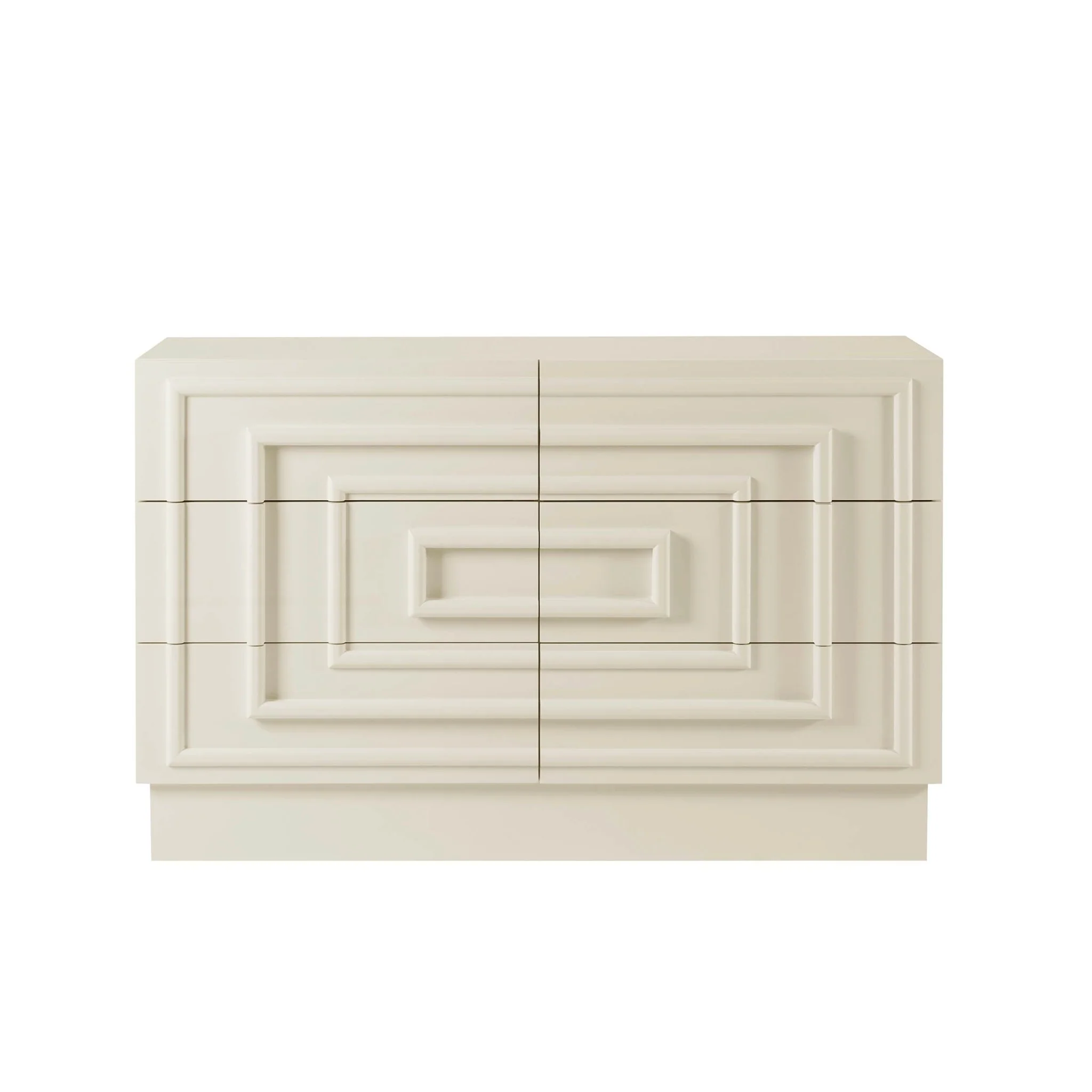 Harlow 6 Drawer Chest - Cream - Image 3