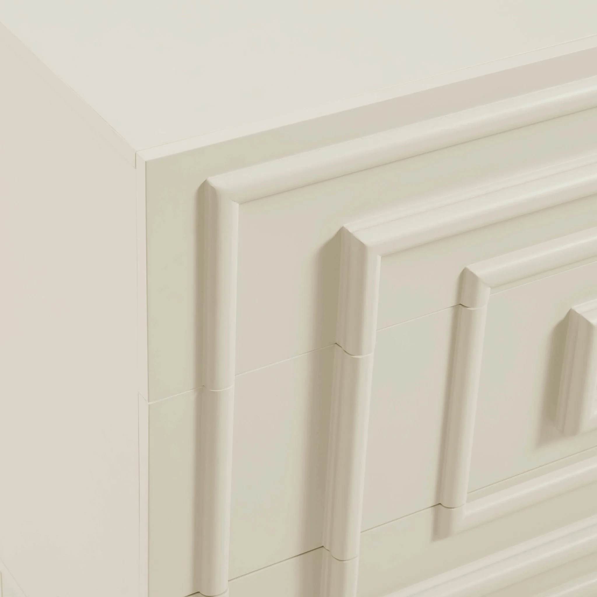 Harlow 6 Drawer Chest - Cream - Image 7