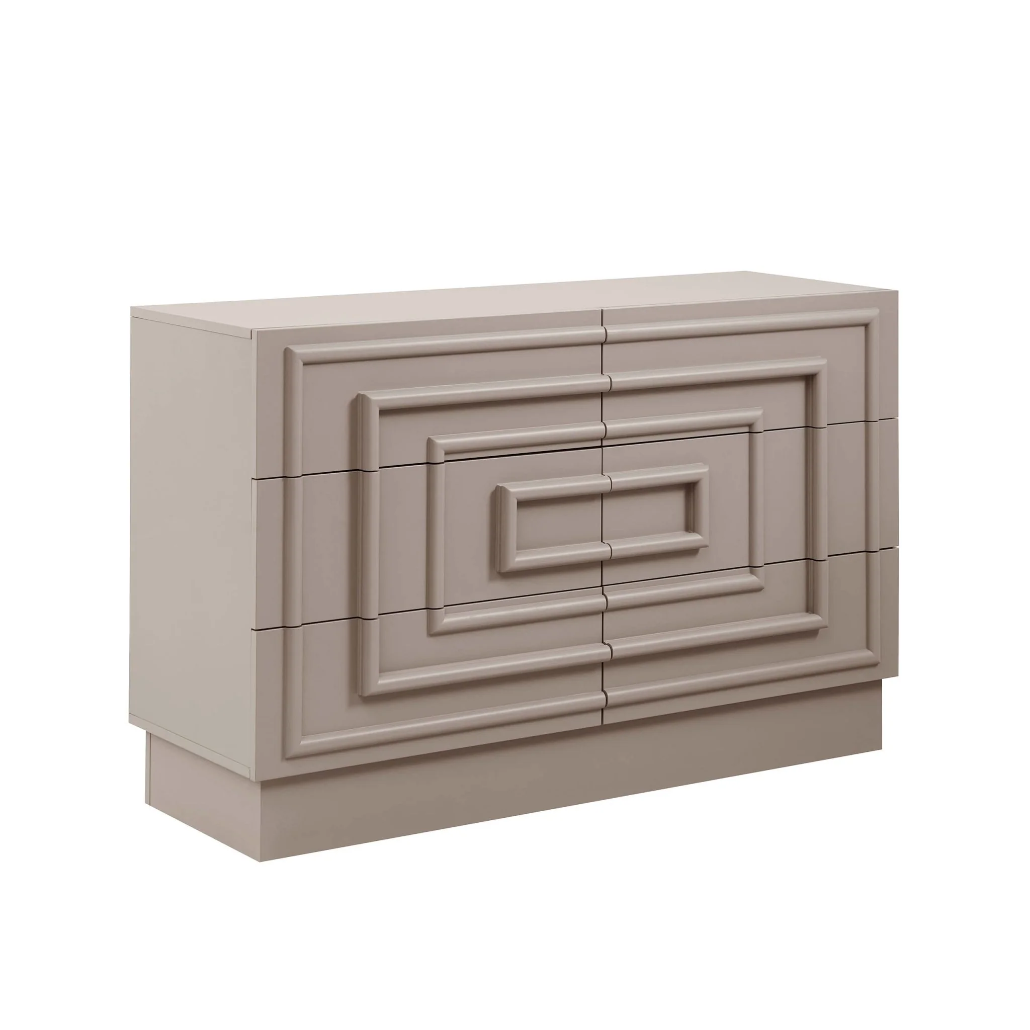 Harlow 6 Drawer Chest - Taupe - Image 4