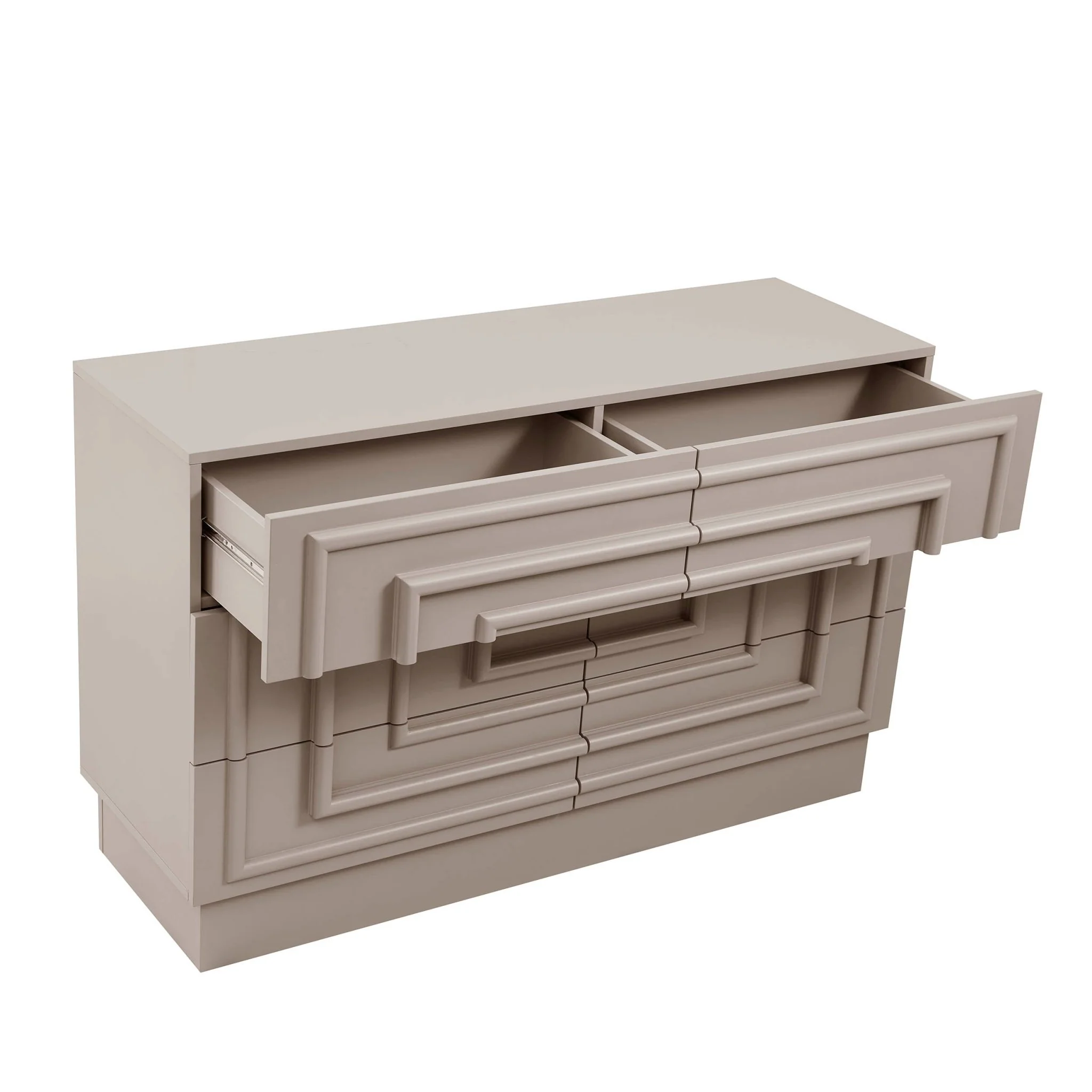 Harlow 6 Drawer Chest - Taupe - Image 5