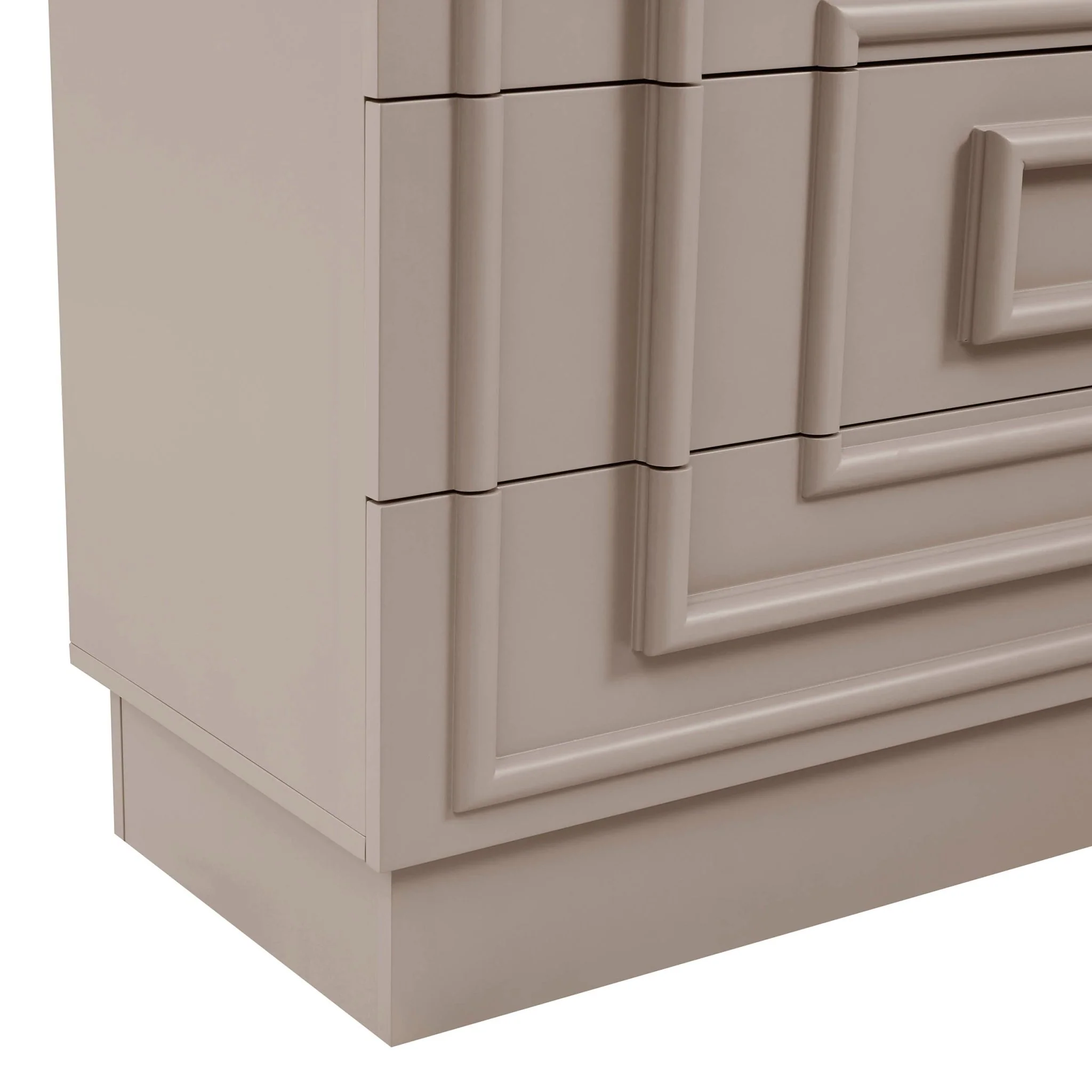 Harlow 6 Drawer Chest - Taupe - Image 7