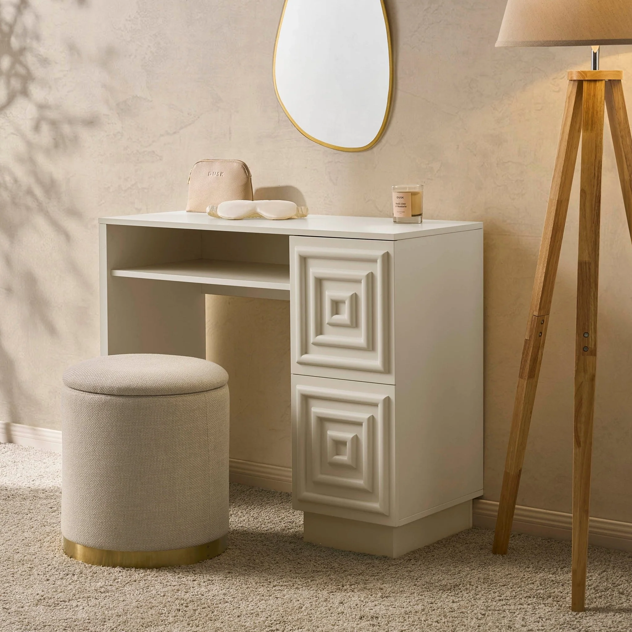 Harlow Dressing Table - Cream