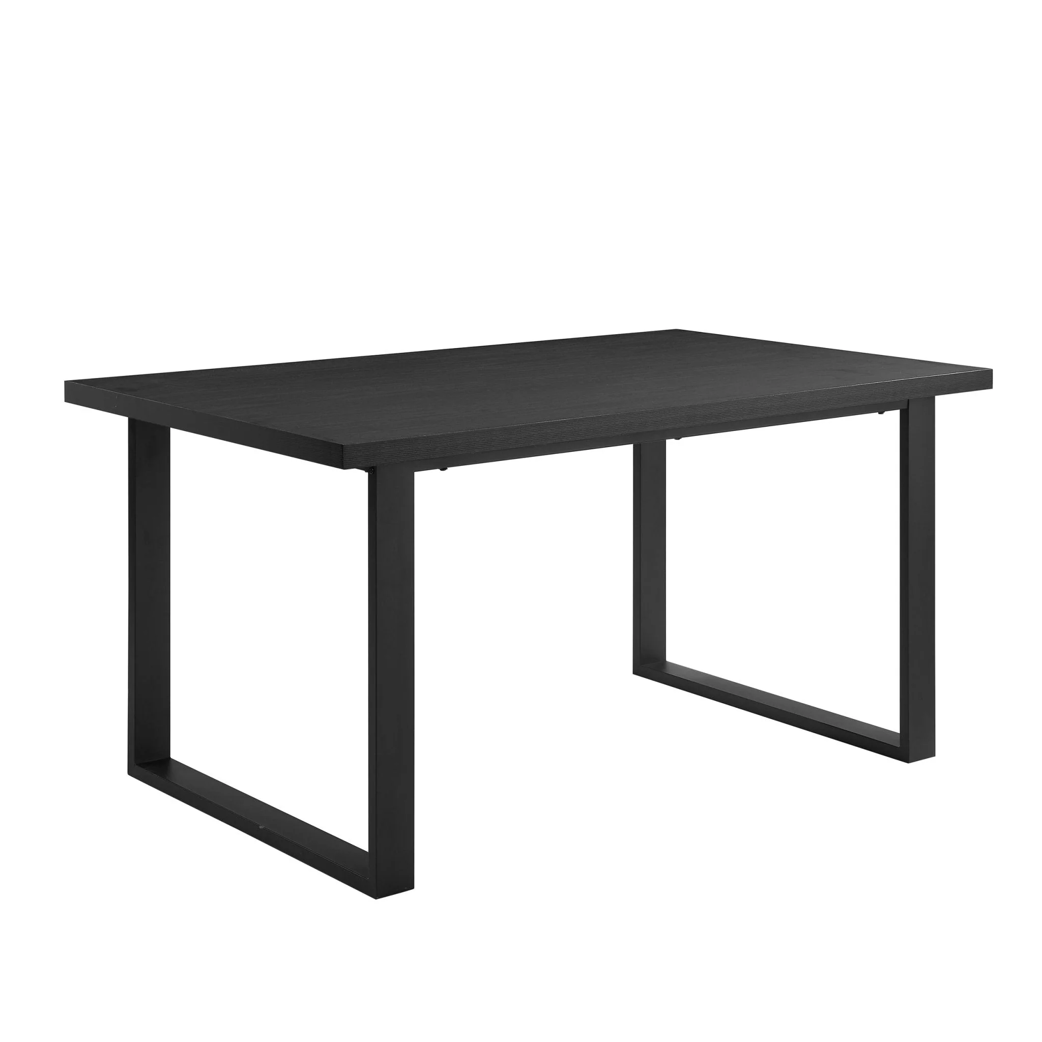 Harper 4-6 Seater Dining Table - Black - Image 6