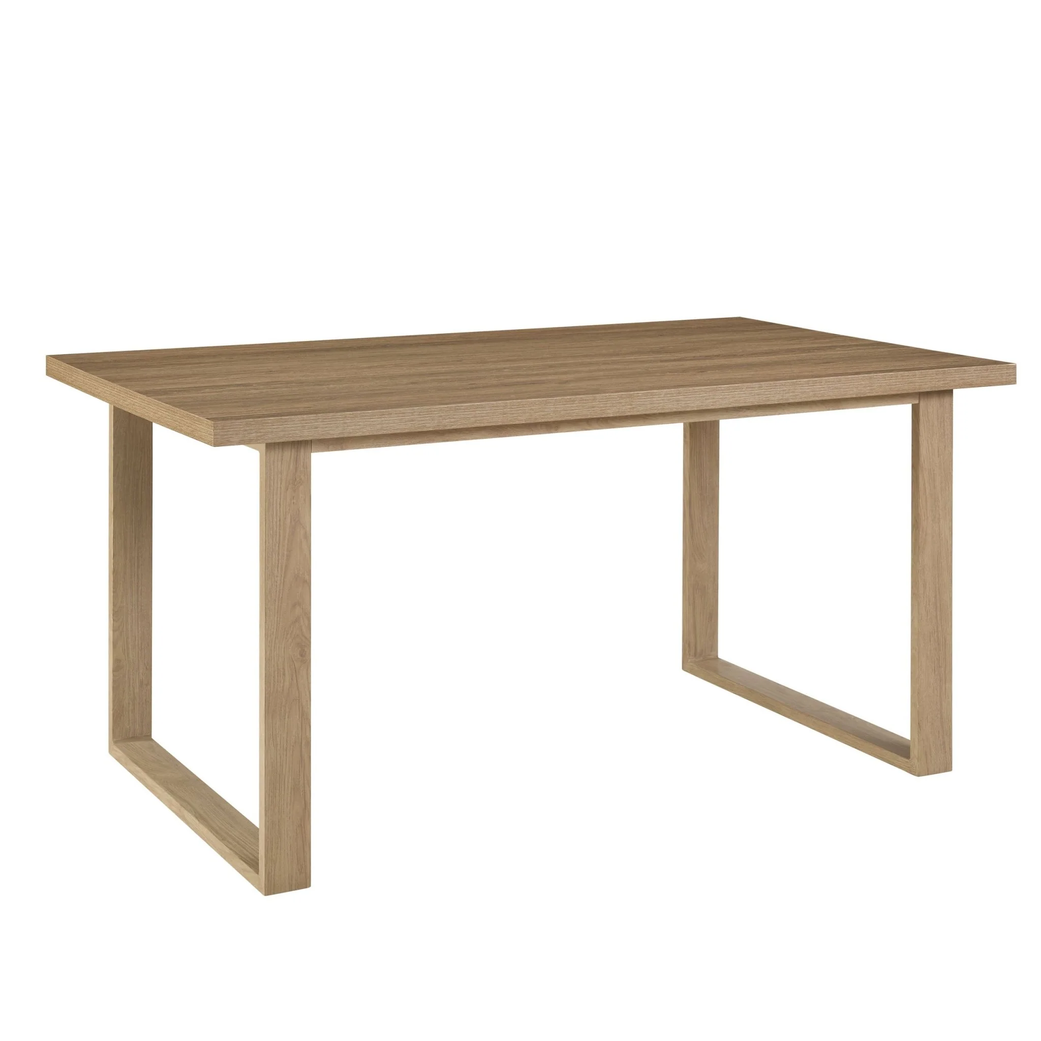 Harper 4-6 Seater Dining Table - Light Wood - Image 6