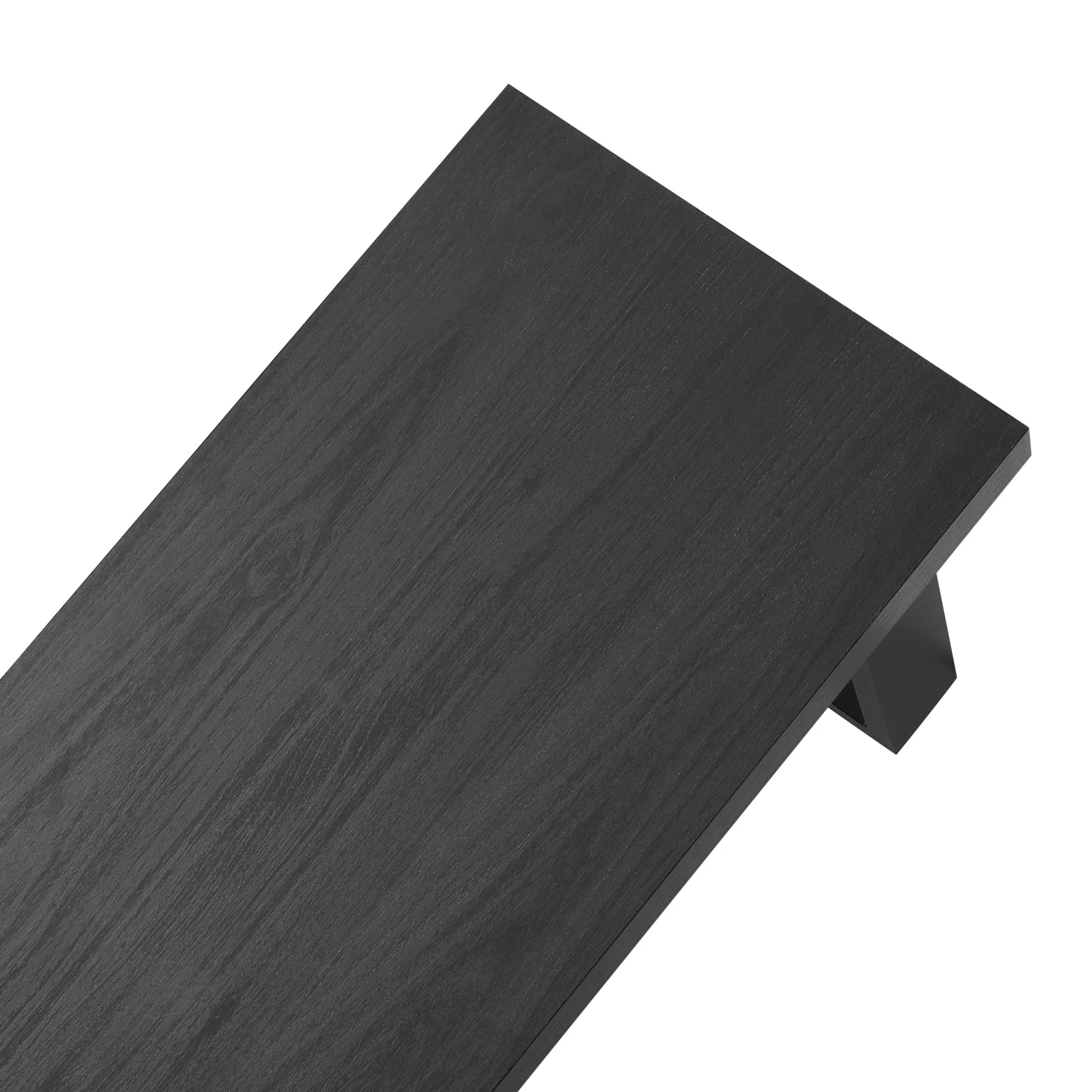 Harper Dining Bench - Black - Image 5