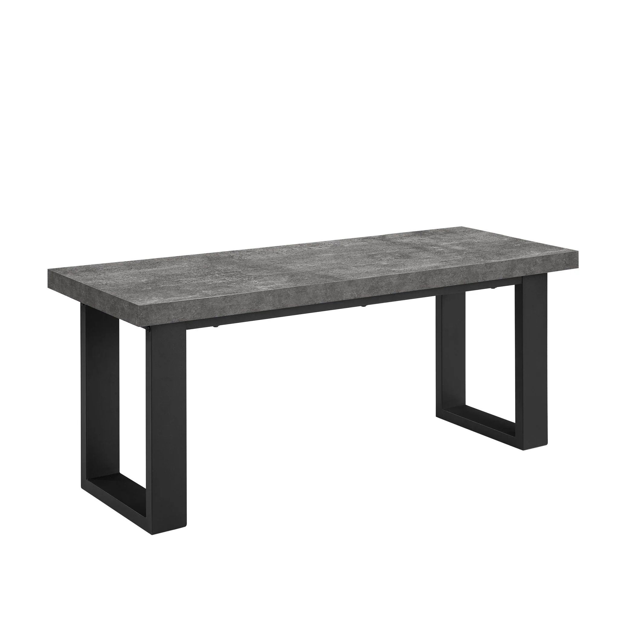 Harper Dining Bench - Stone/Black - Image 4
