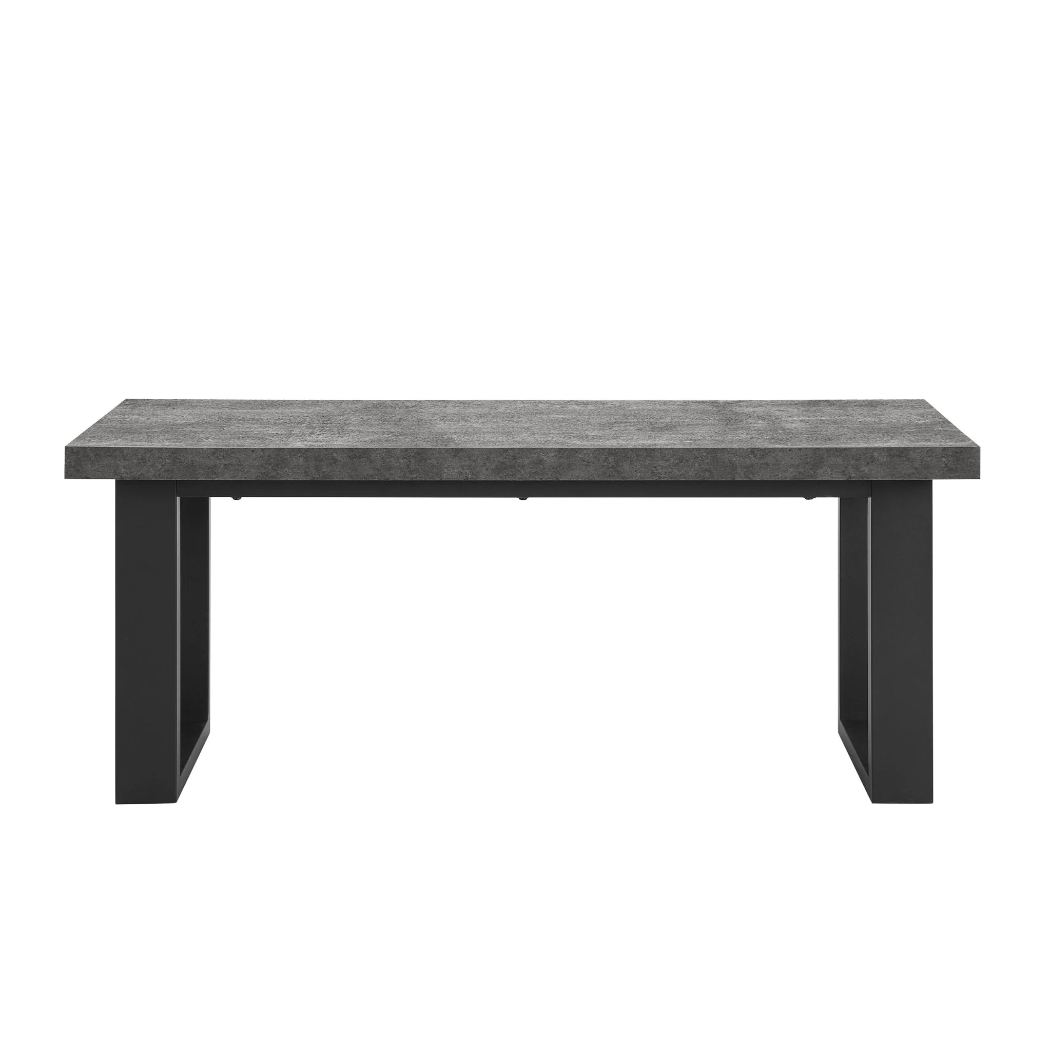 Harper Dining Bench - Stone/Black - Image 5