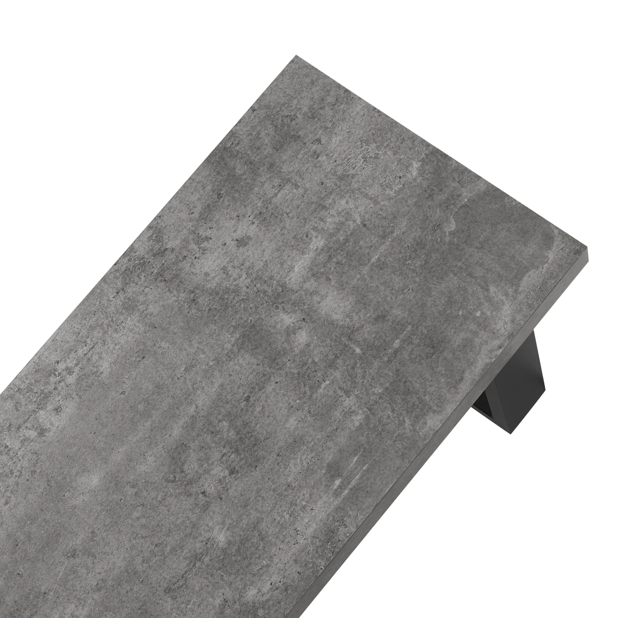 Harper Dining Bench - Stone/Black - Image 6