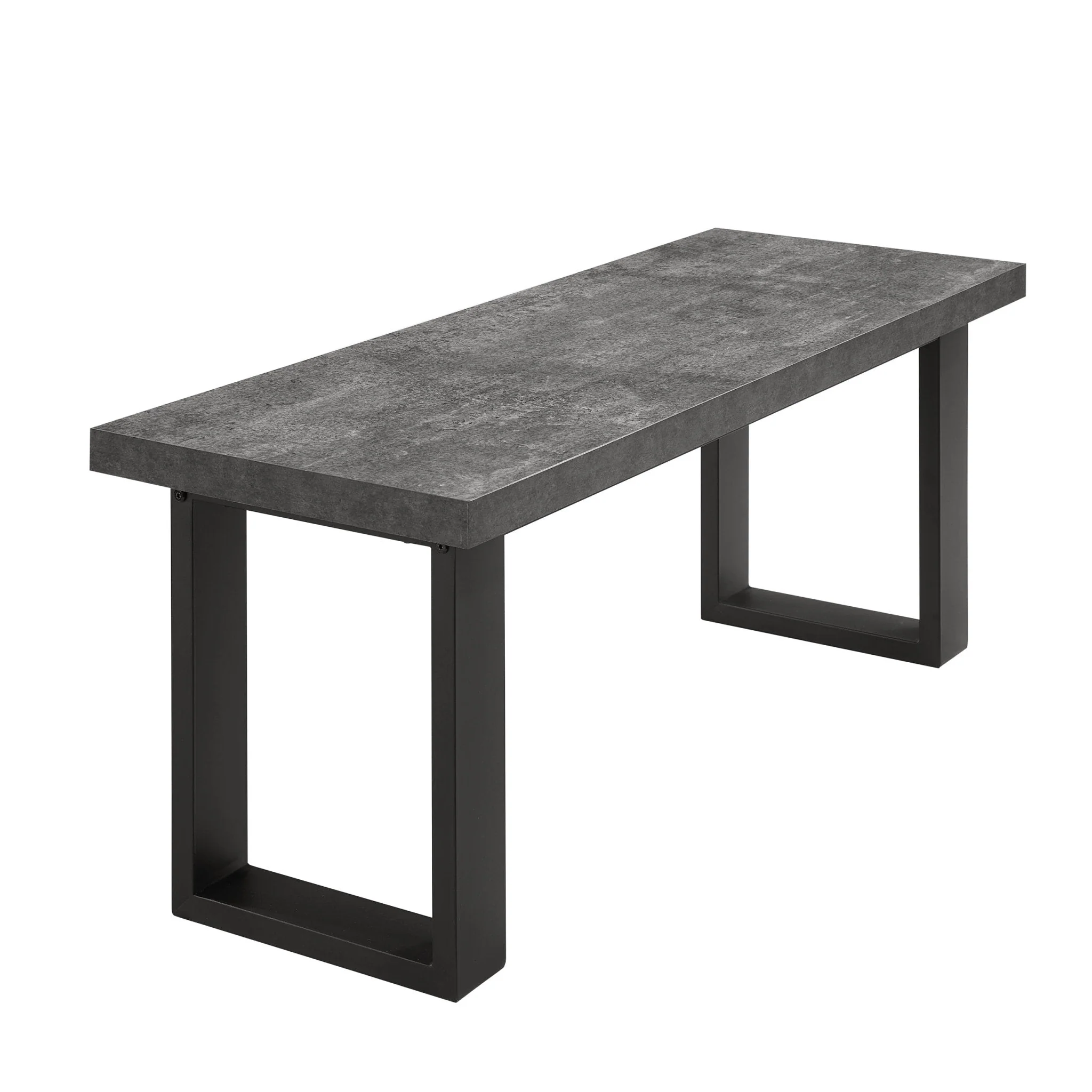 Harper Dining Bench - Stone/Black - Image 7