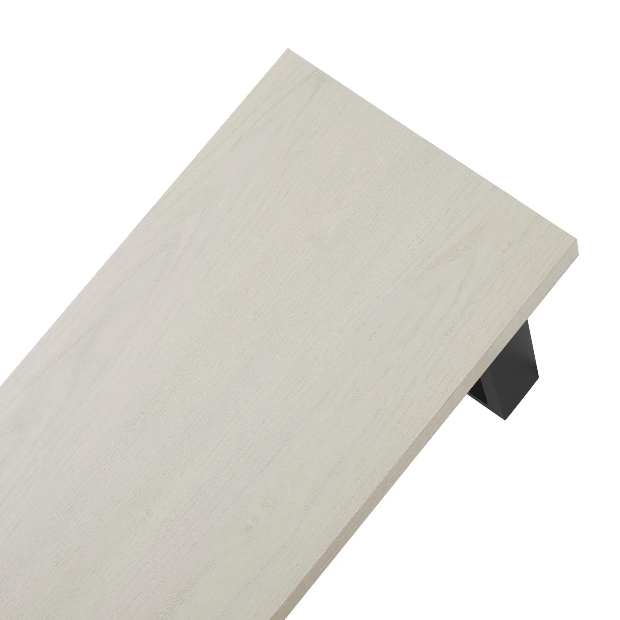 Harper Dining Bench - Wood/Black - Image 6
