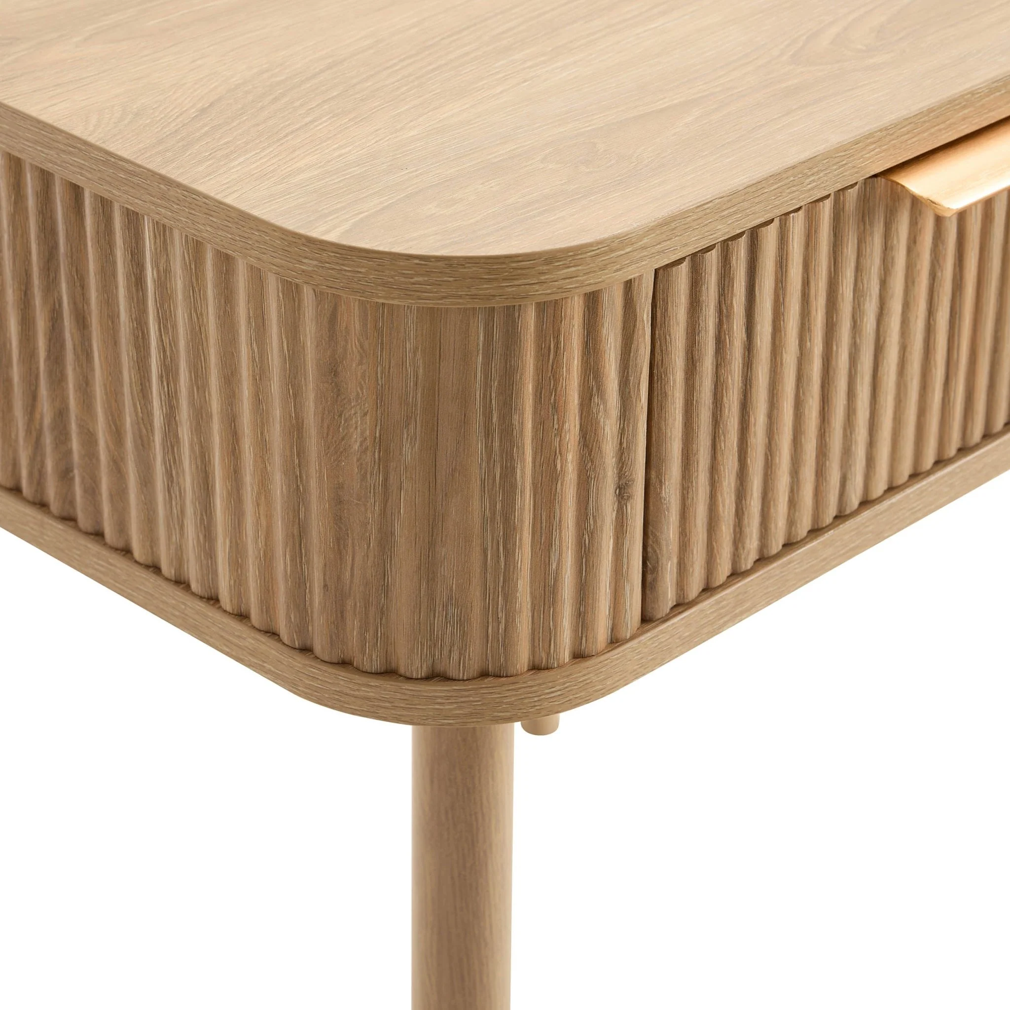 Hattie 1 Drawer Nightstand - Light Wood - Image 6