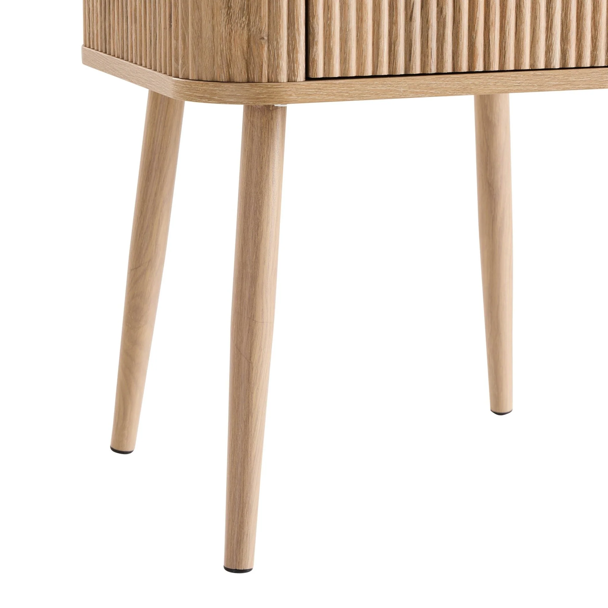 Hattie 1 Drawer Nightstand - Light Wood - Image 7