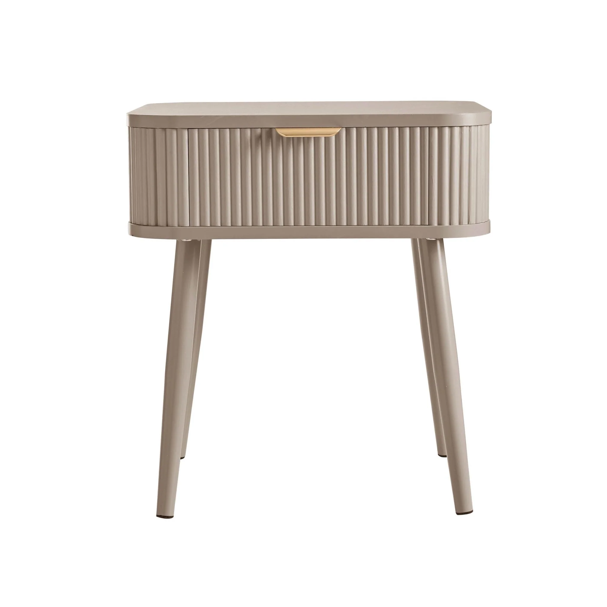 Hattie 1 Drawer Nightstand - Taupe - Image 4