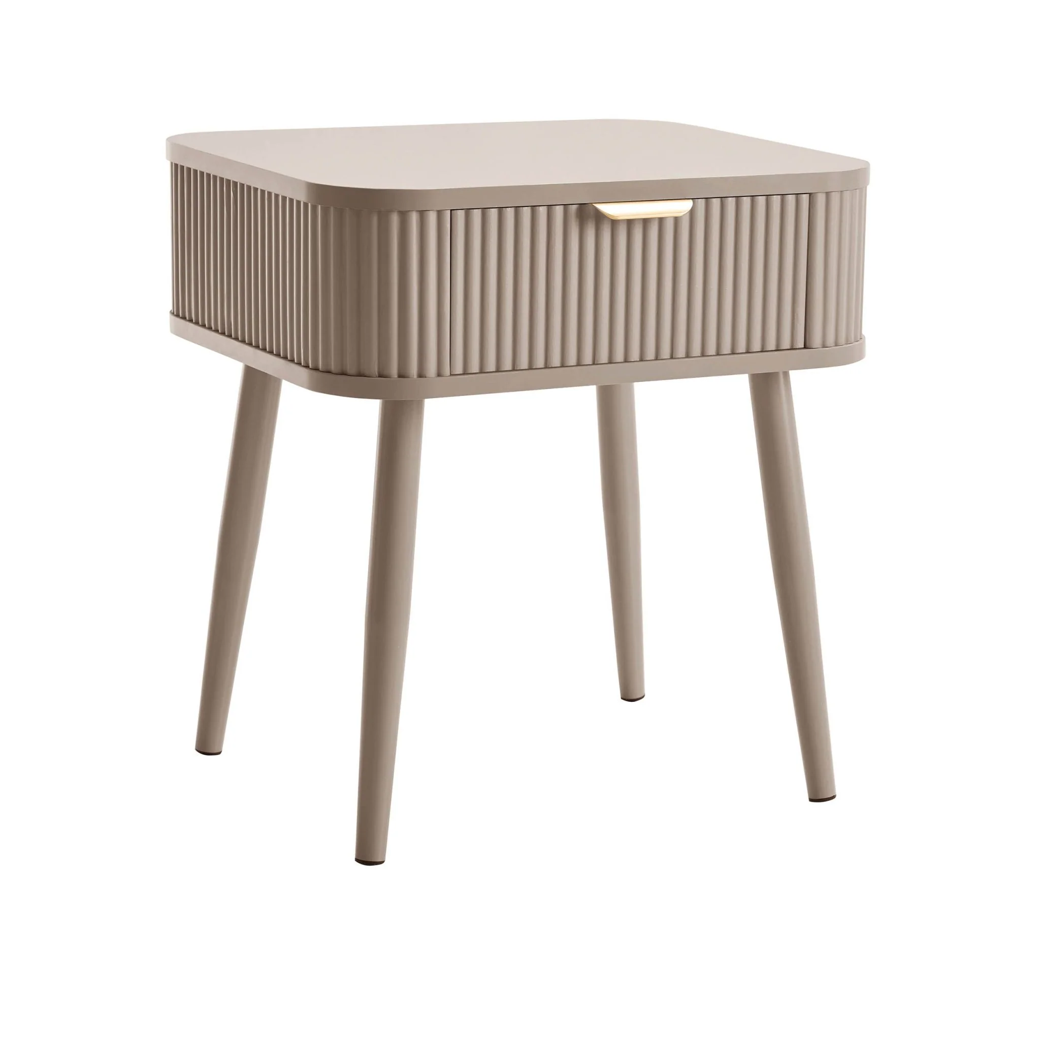 Hattie 1 Drawer Nightstand - Taupe - Image 5