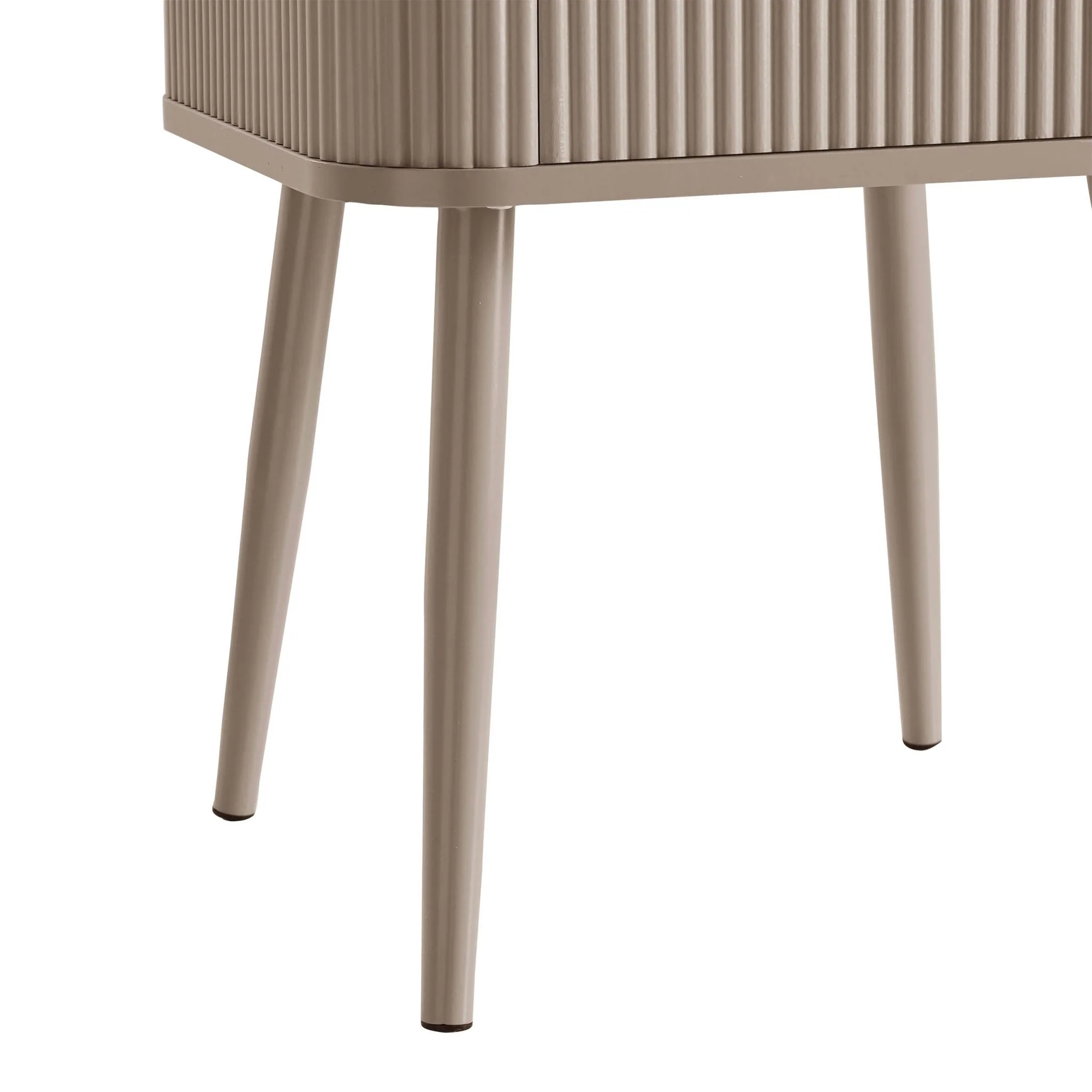Hattie 1 Drawer Nightstand - Taupe - Image 9