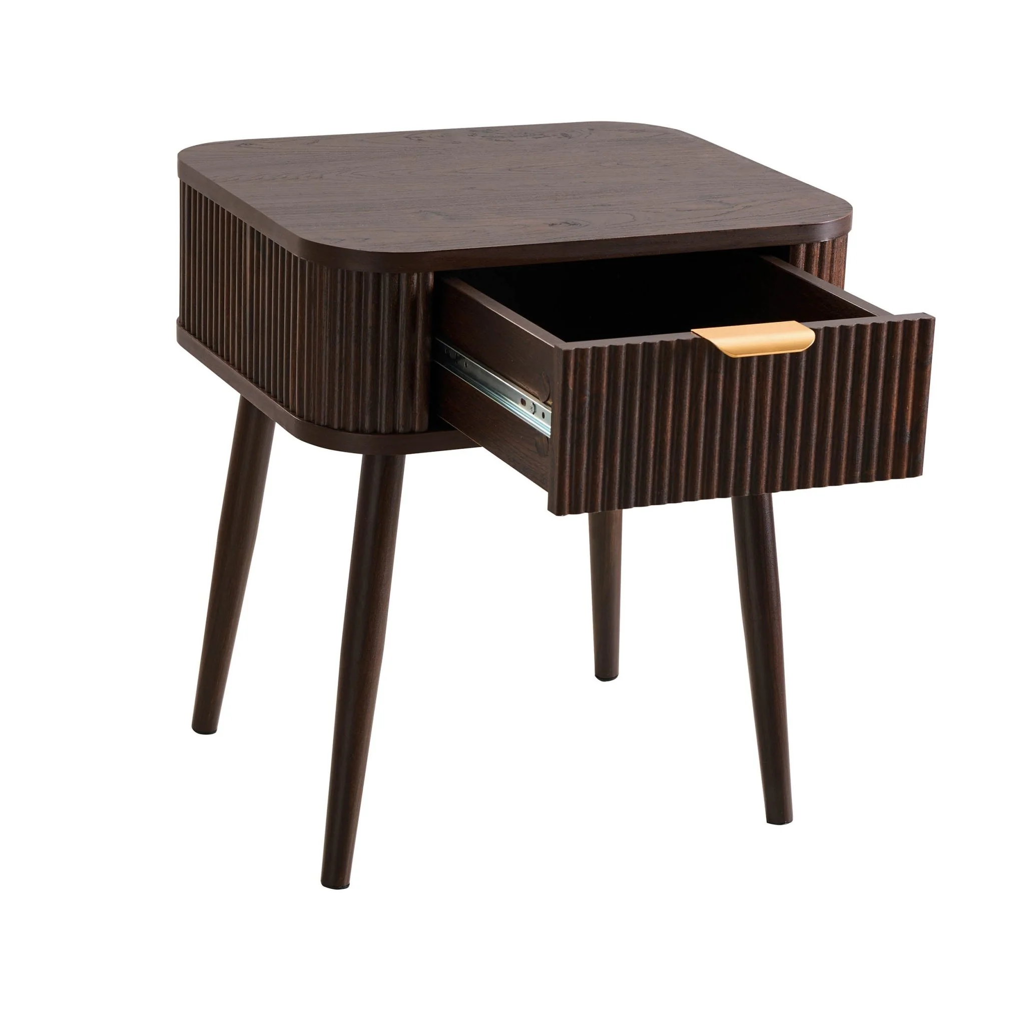 Hattie 1 Drawer Nightstand - Walnut - Image 6