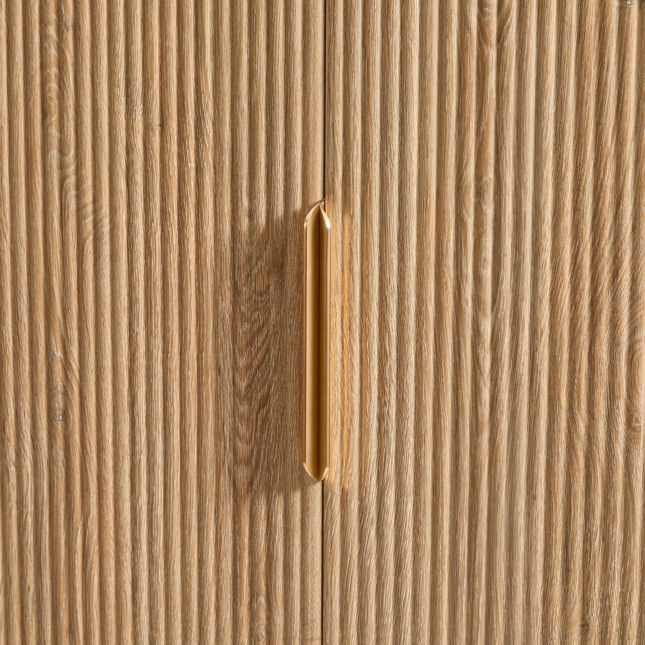Hattie 2 Door Wardrobe with Drawer - Light Wood - Image 3
