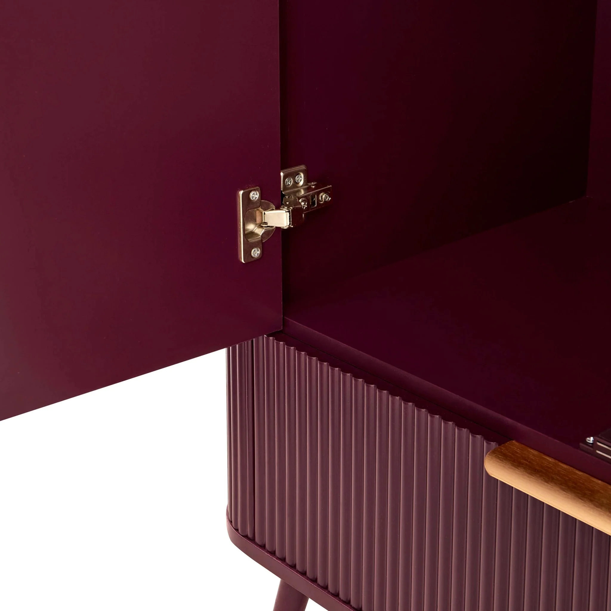 Hattie 2 Door Wardrobe with Drawer - Tawny Port - Image 5