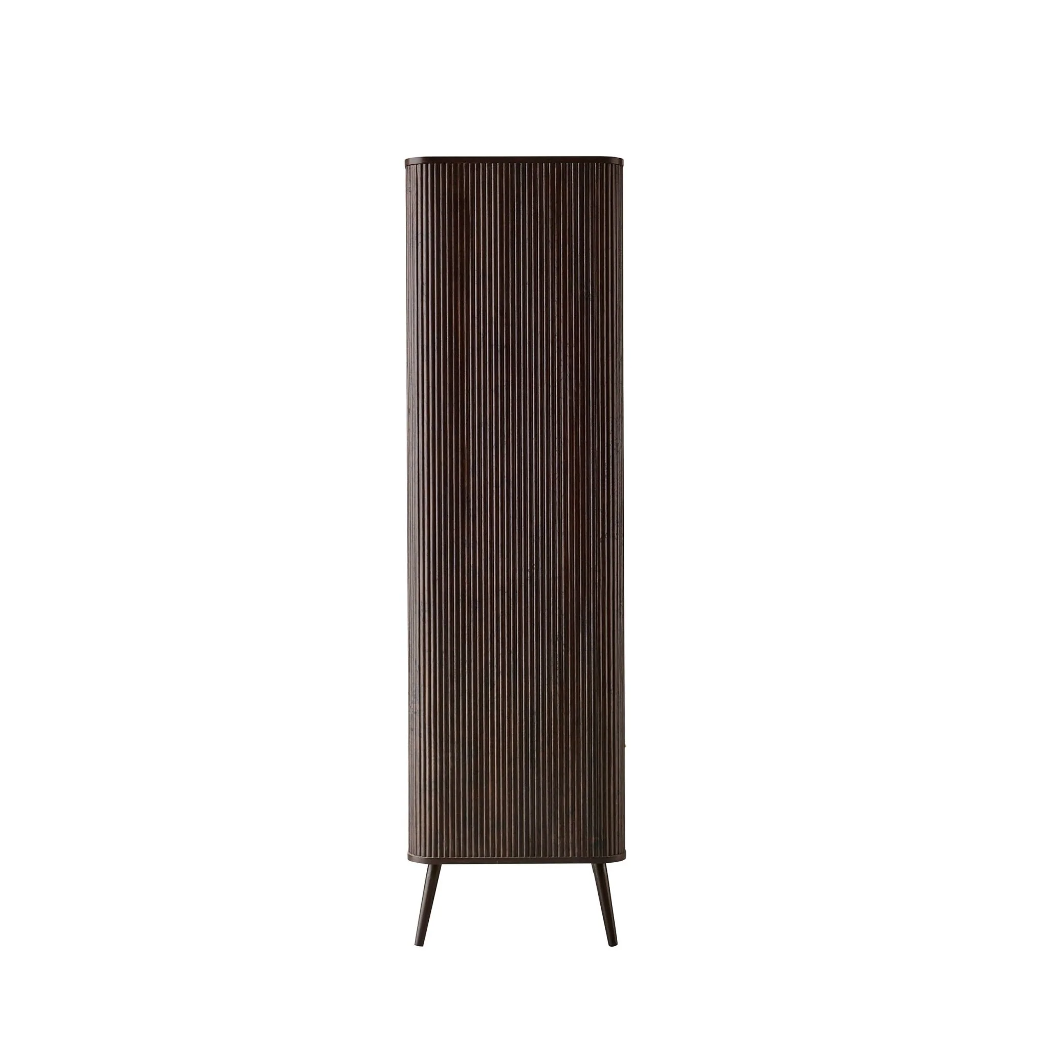 Hattie 2 Door Wardrobe with Drawer - Walnut - Image 4