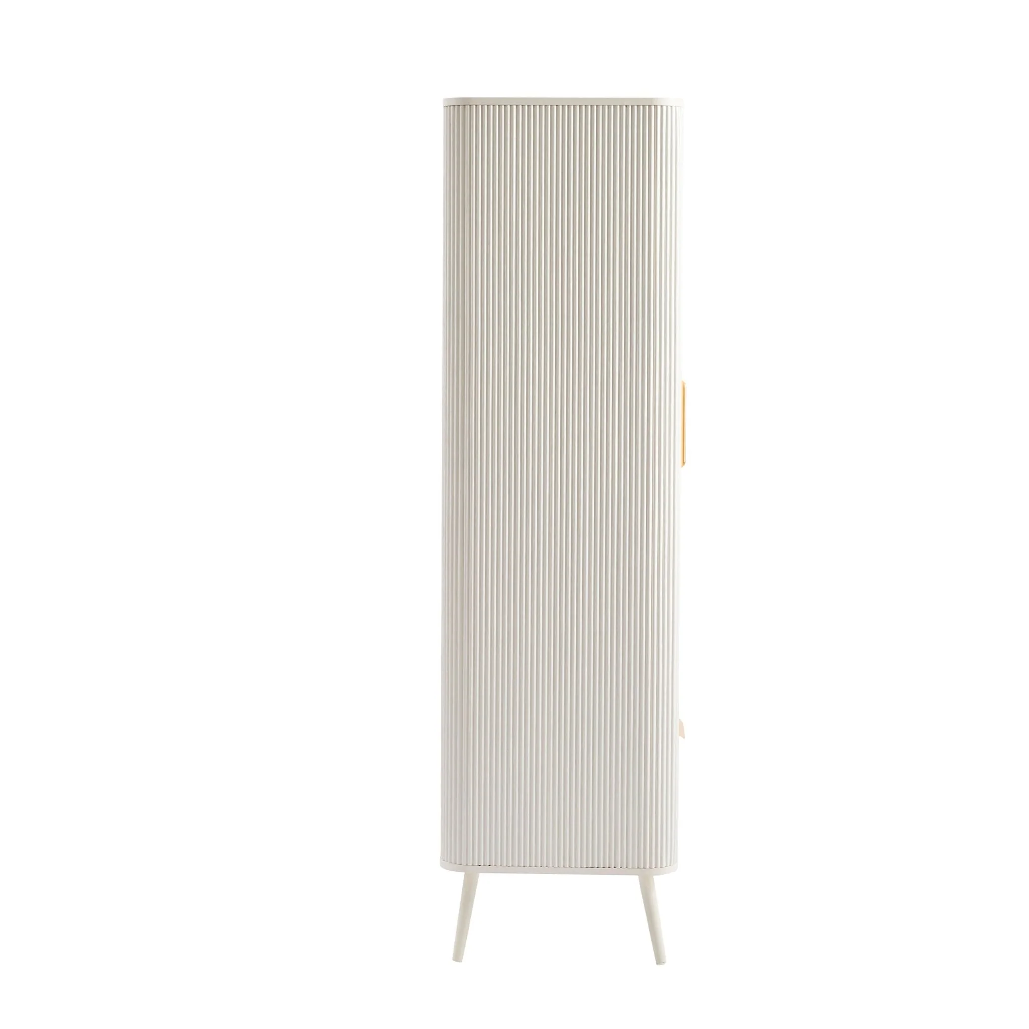 Hattie 2 Door Wardrobe with Drawer - Warm White - Image 4