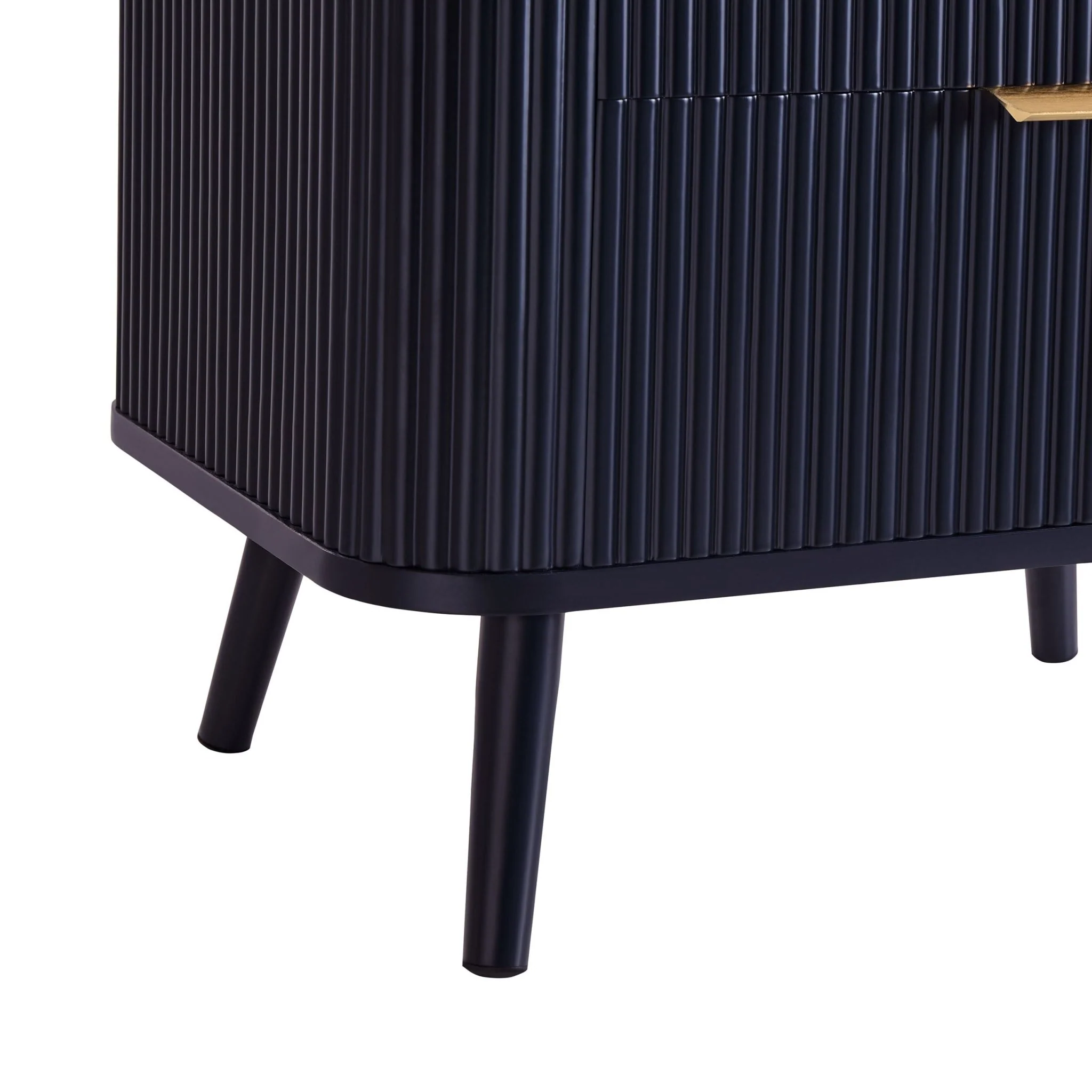 Hattie 2 Drawer Bedside Table- Midnight - Image 7