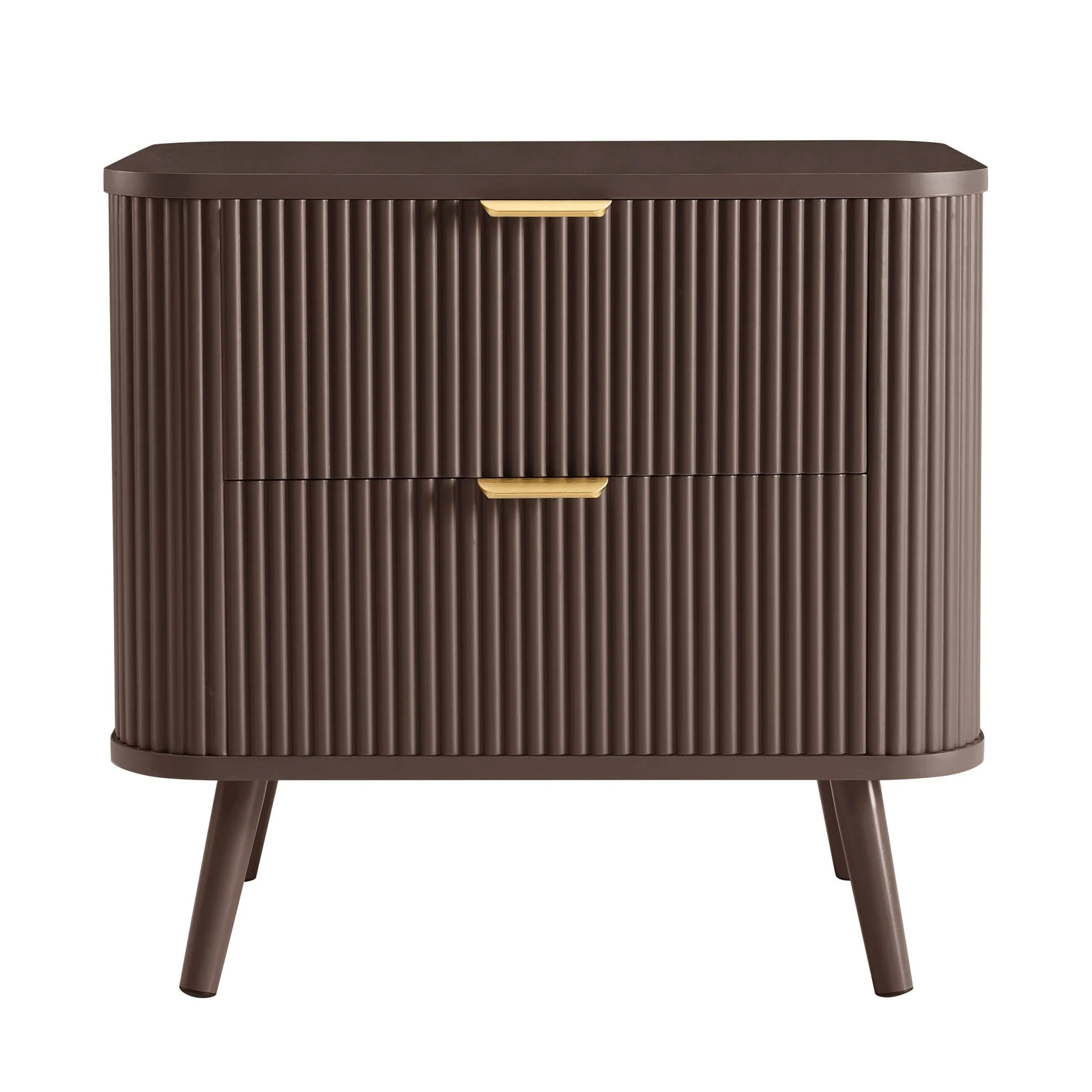 Hattie 2 Drawer Bedside Table - Mocha - Image 3