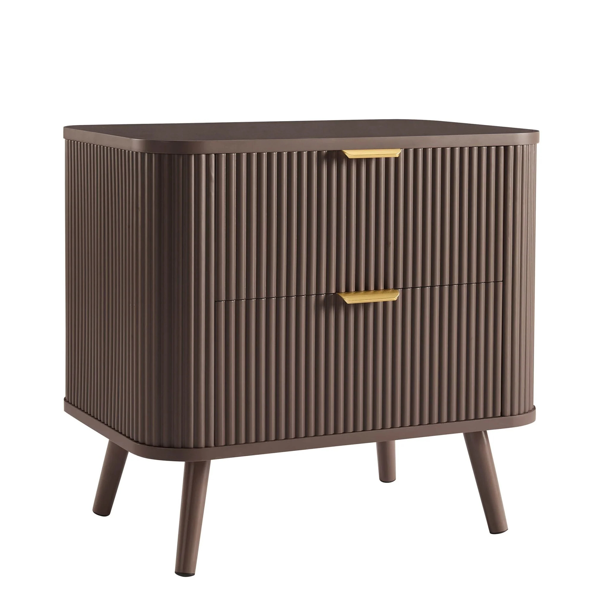 Hattie 2 Drawer Bedside Table - Mocha - Image 4