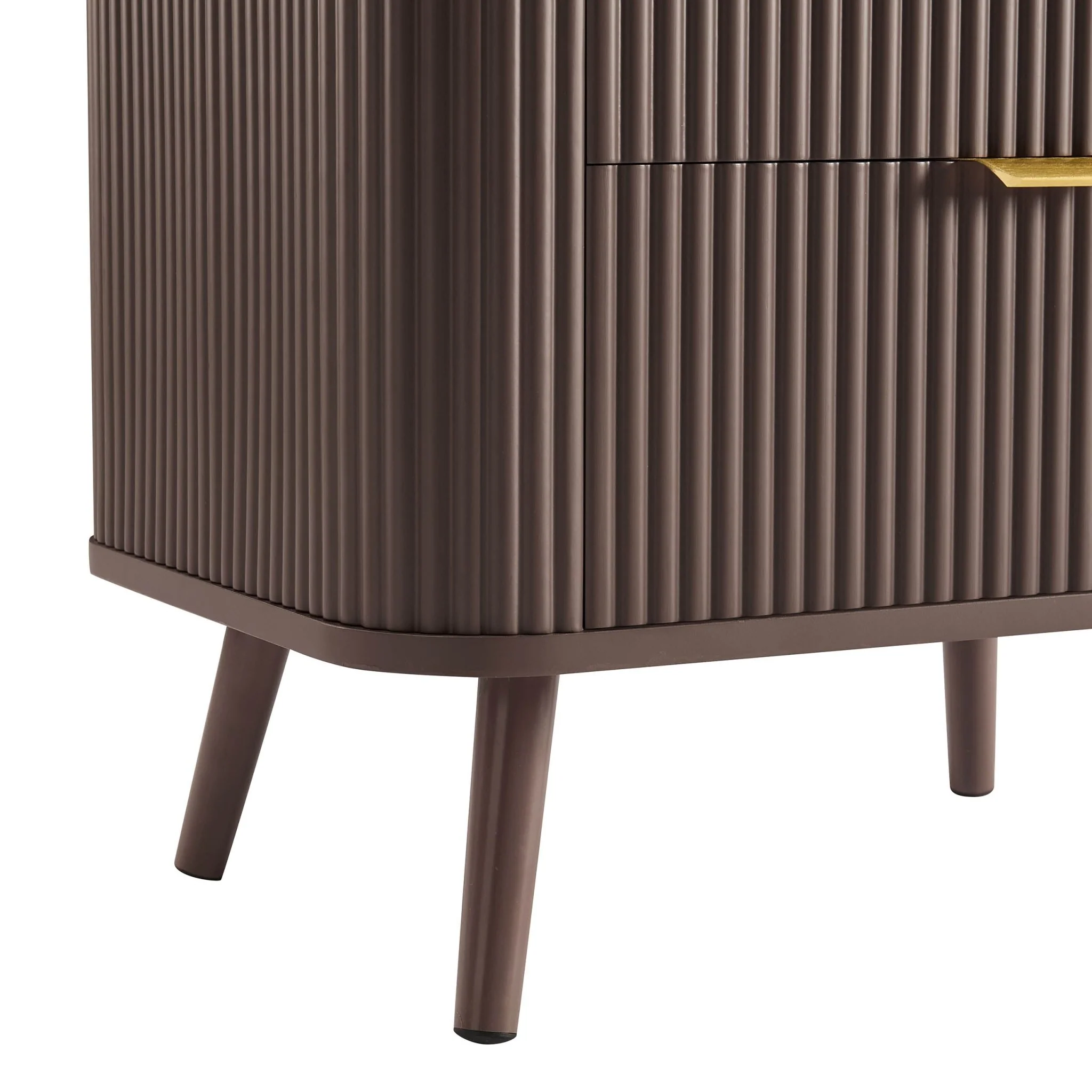 Hattie 2 Drawer Bedside Table - Mocha - Image 7
