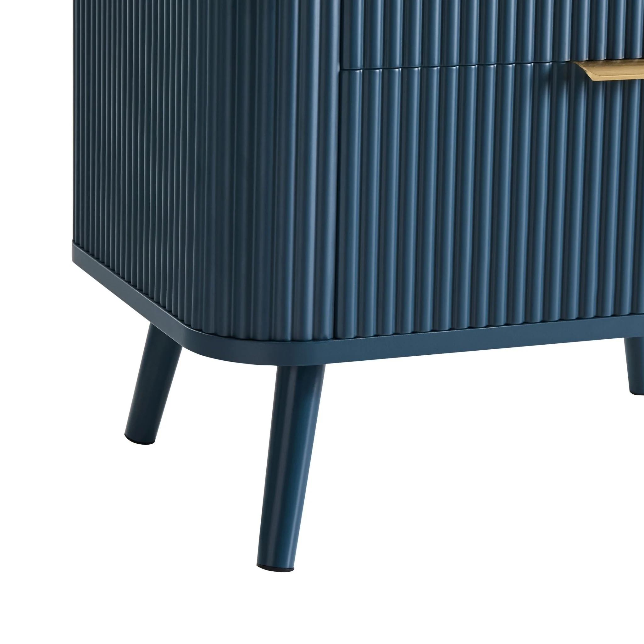Hattie 2 Drawer Bedside Table - Teal - Image 8