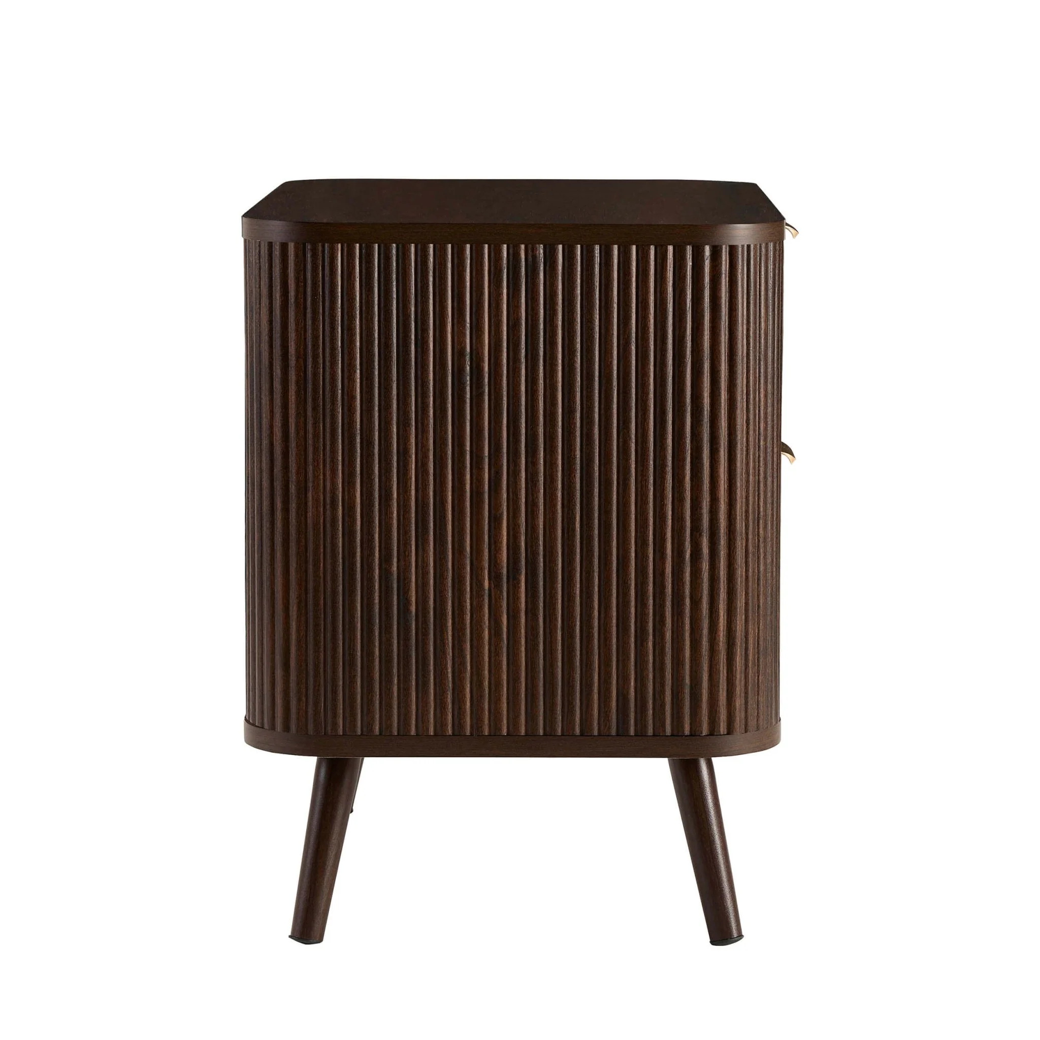 Hattie 2 Drawer Bedside Table - Walnut - Image 6