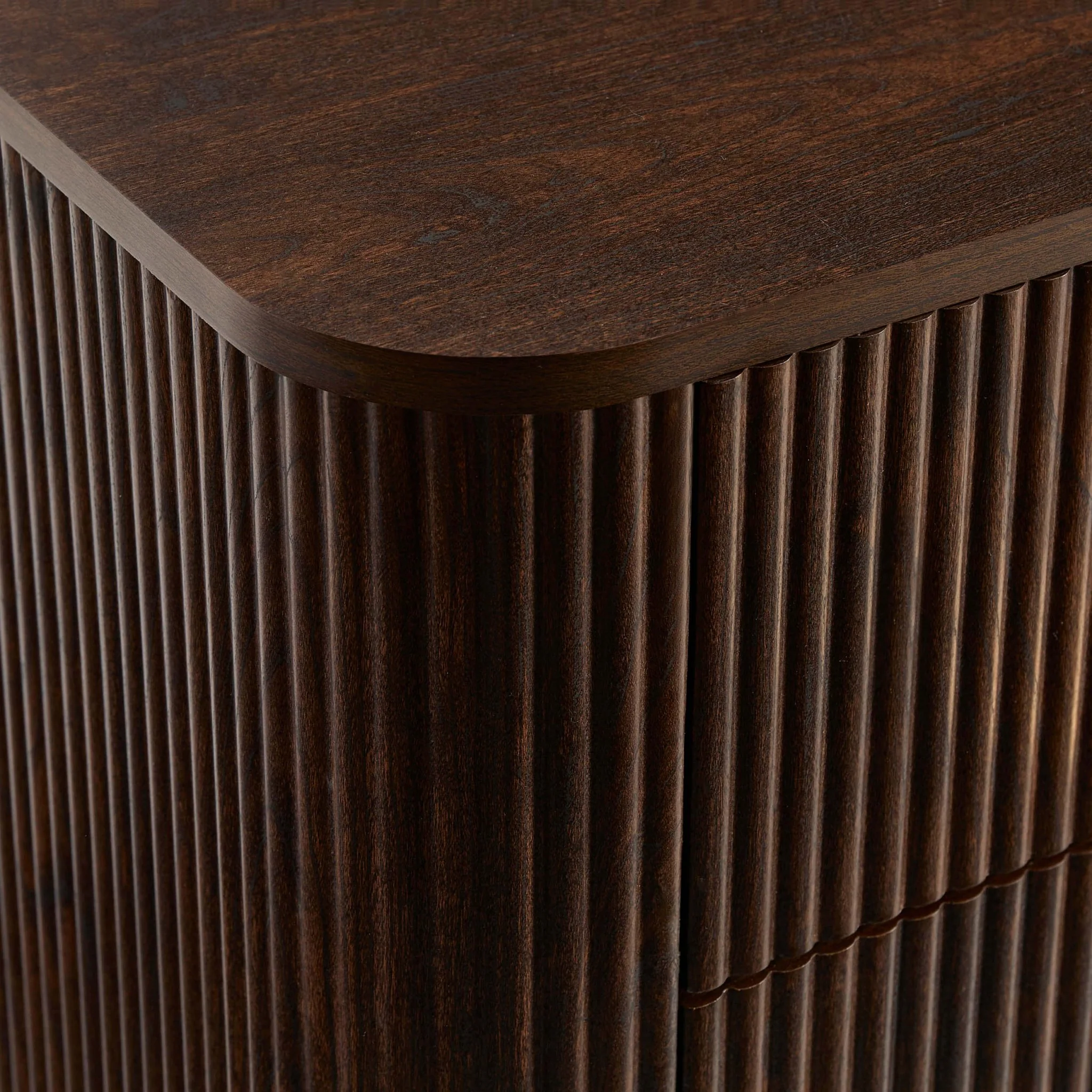 Hattie 2 Drawer Bedside Table - Walnut - Image 8