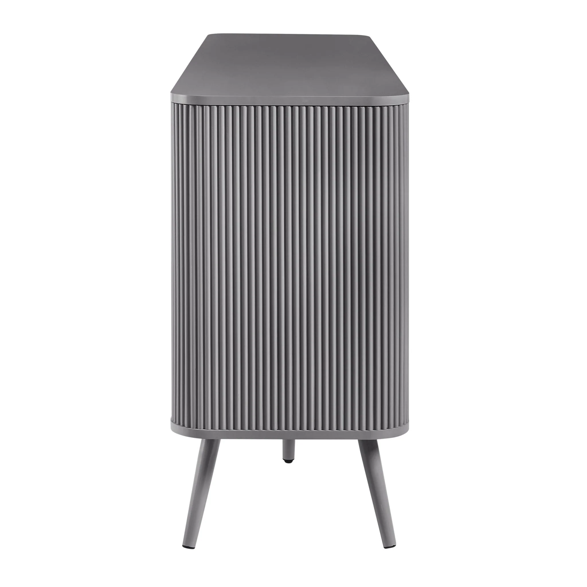 Hattie 3 Door Sideboard - Light Grey - Image 6