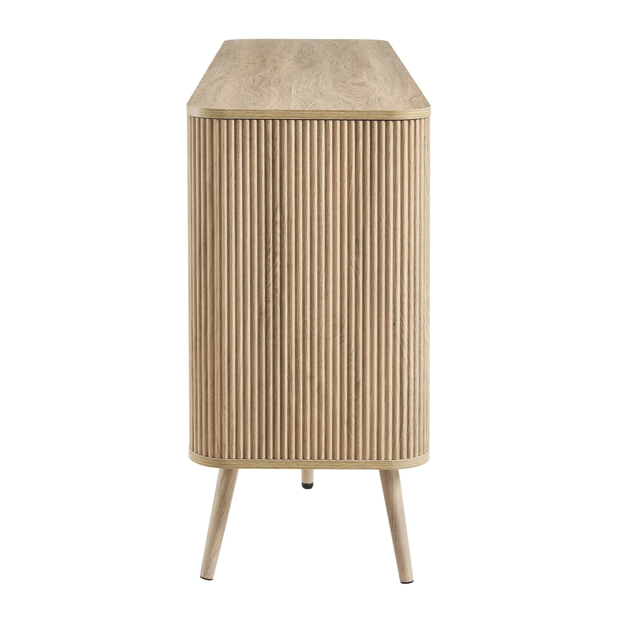 Hattie 3 Door Sideboard - Light Wood - Image 6