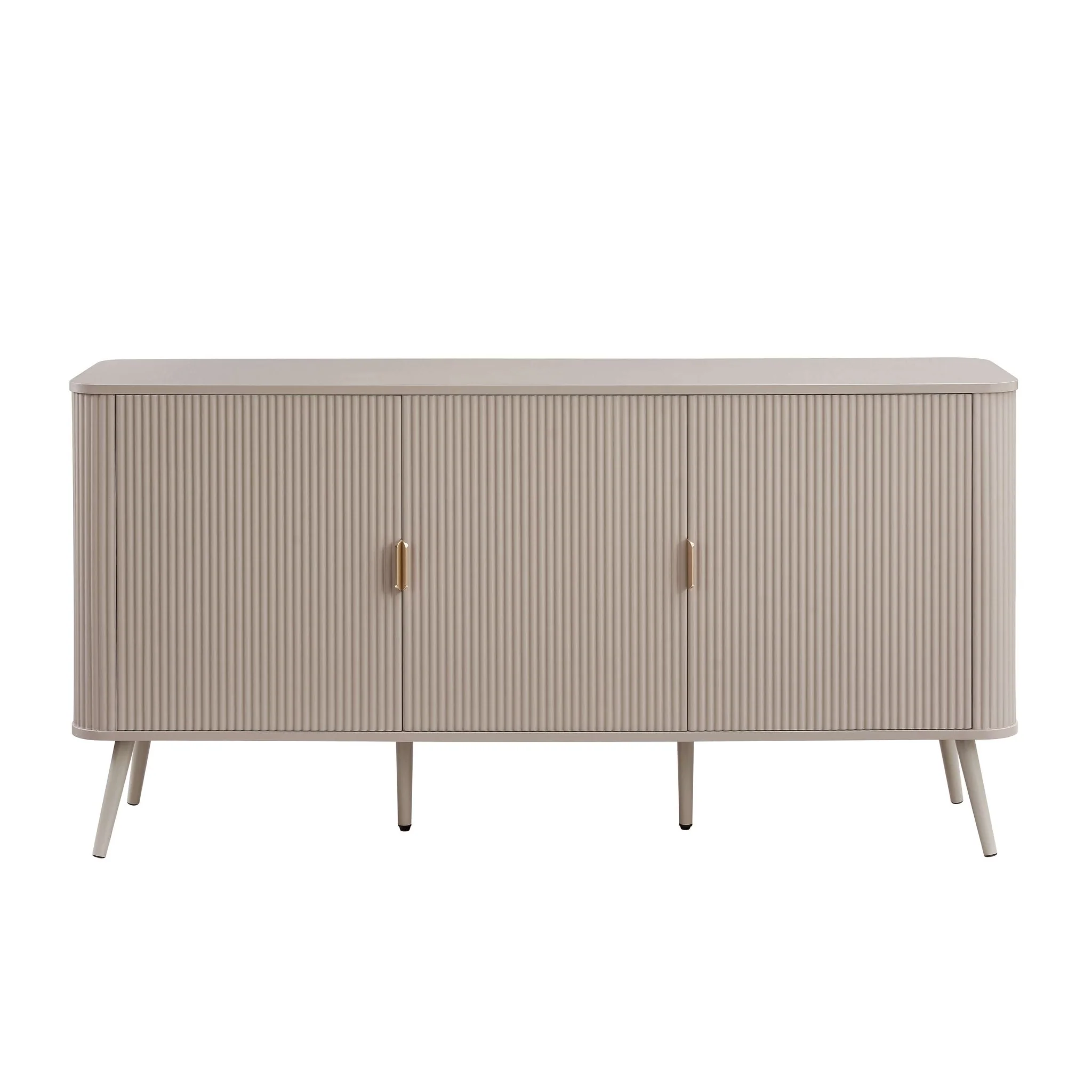 Hattie 3 Door Sideboard - Taupe - Image 4