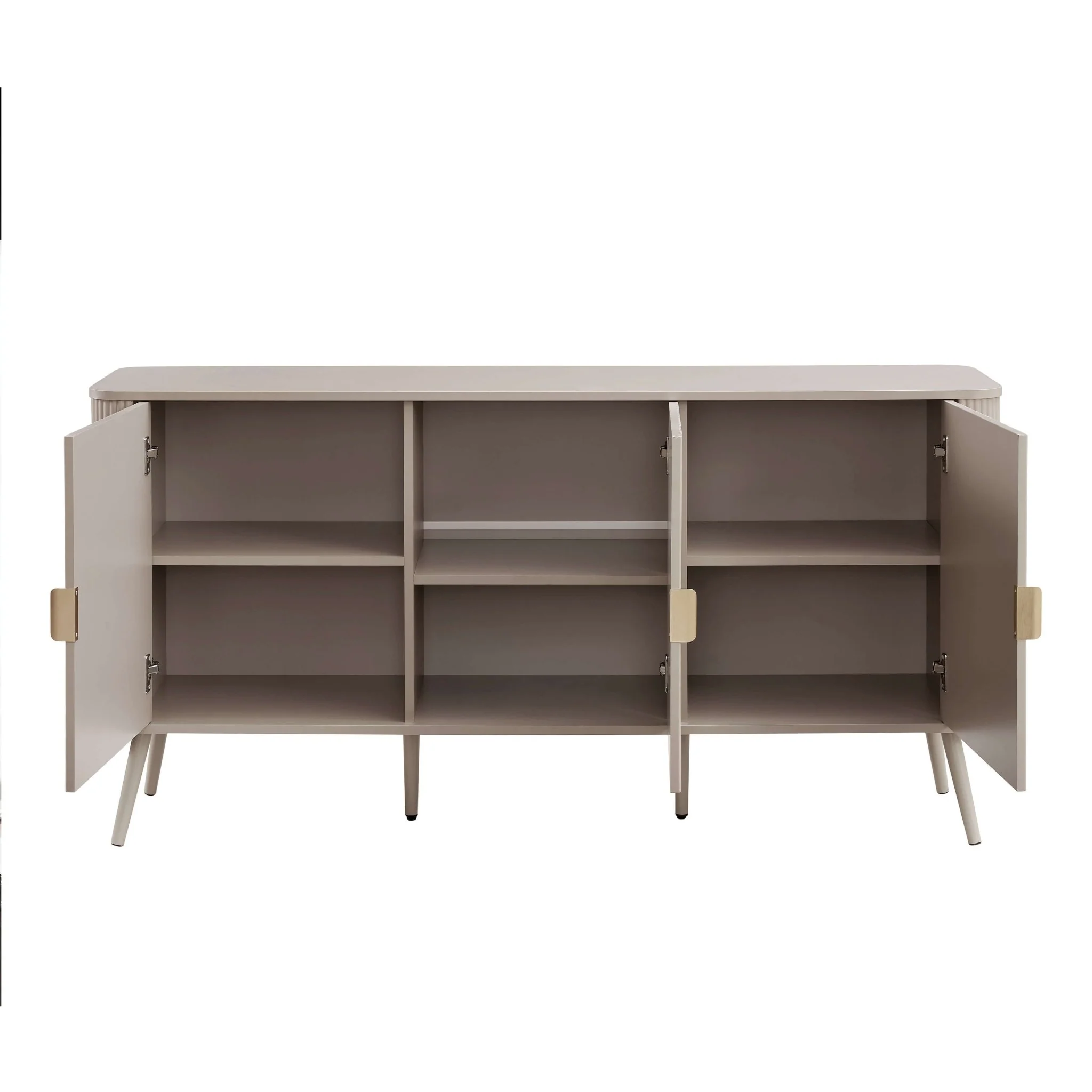 Hattie 3 Door Sideboard - Taupe - Image 5