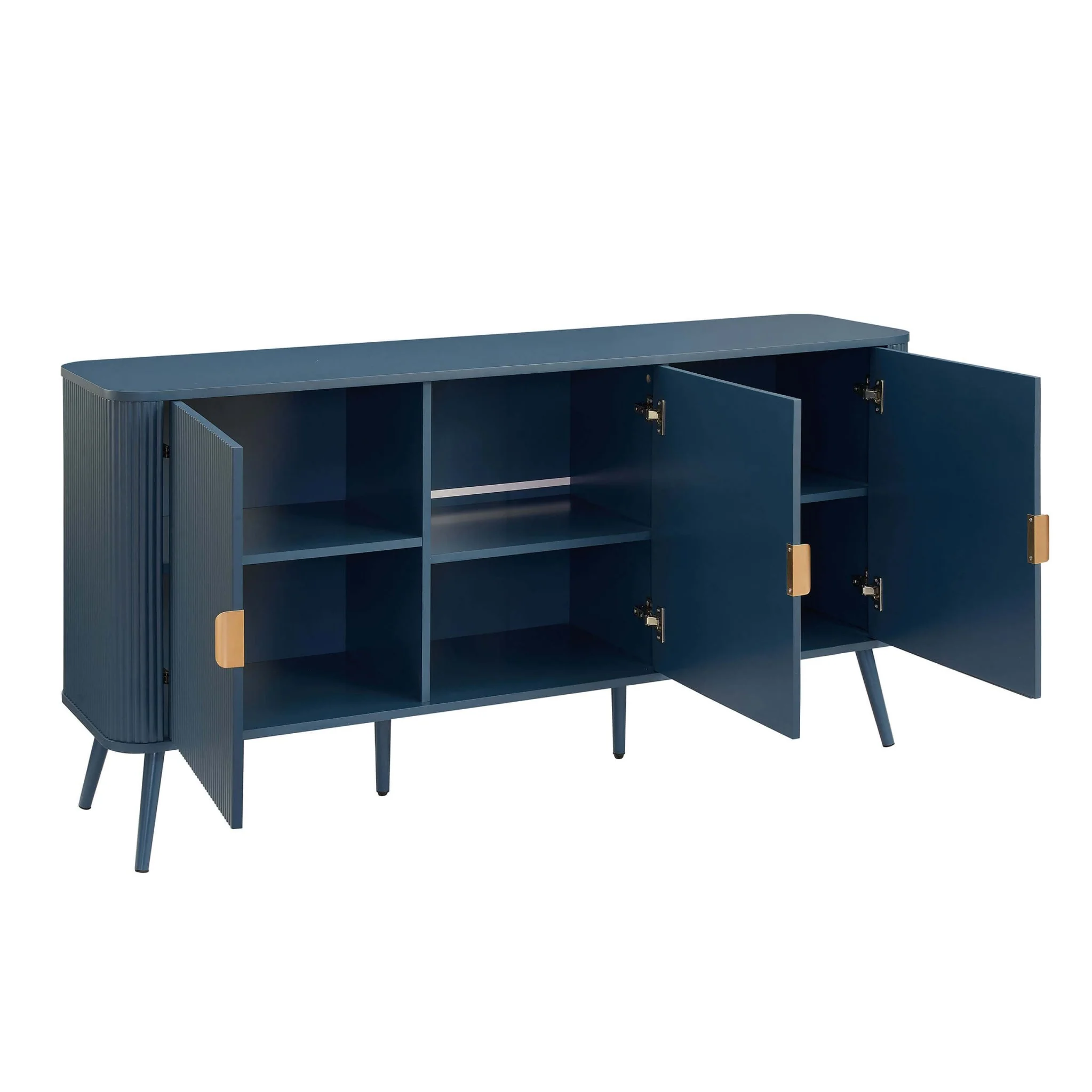 Hattie 3 Door Sideboard - Teal - Image 3