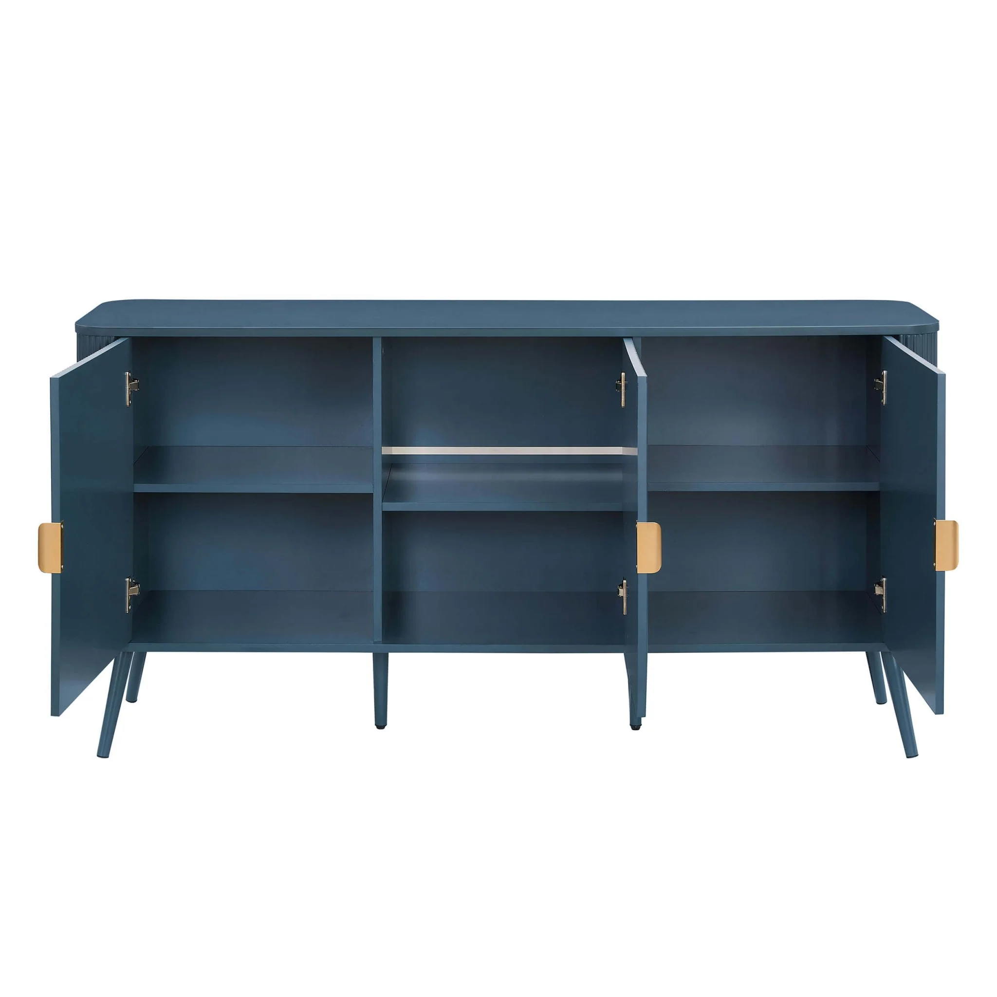 Hattie 3 Door Sideboard - Teal - Image 5