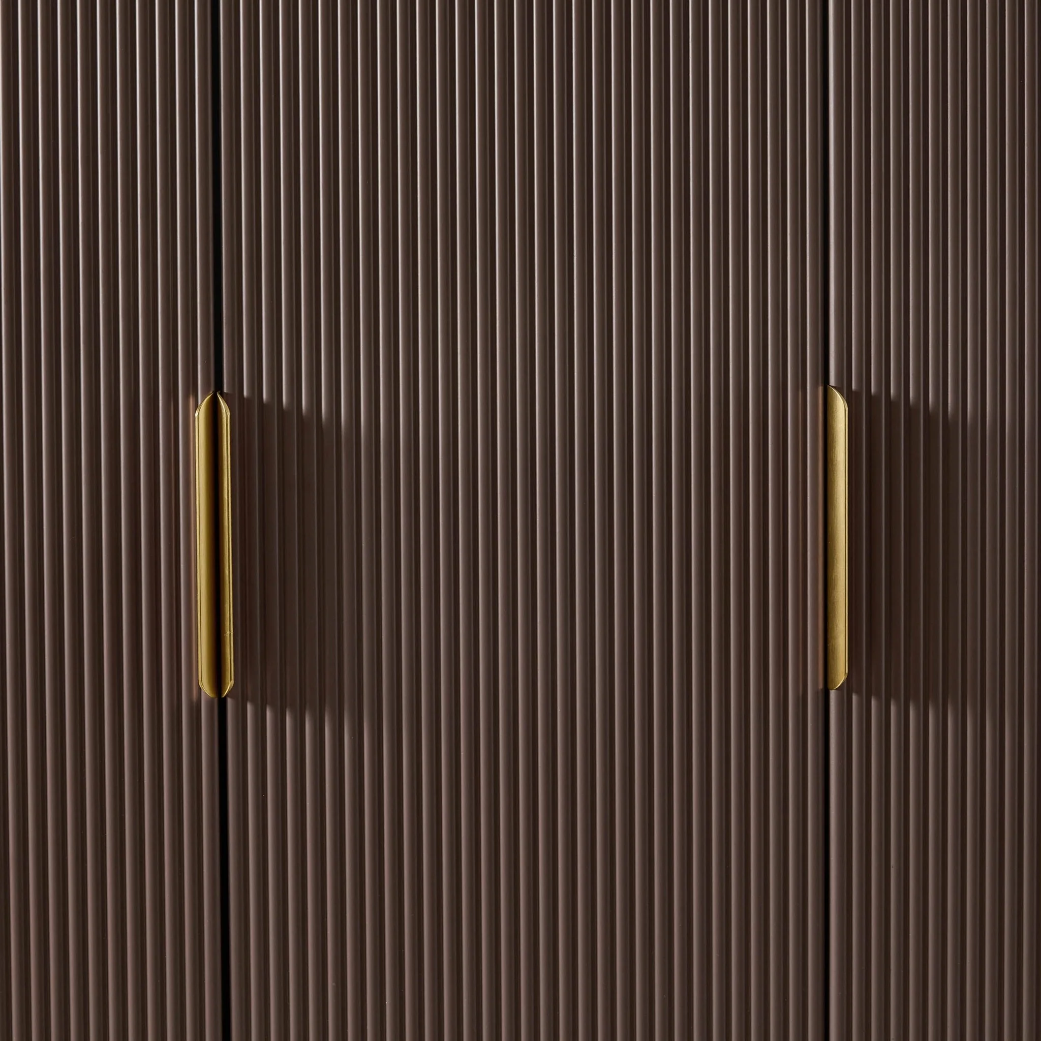 Hattie 3 Door Wardrobe - Mocha - Image 5