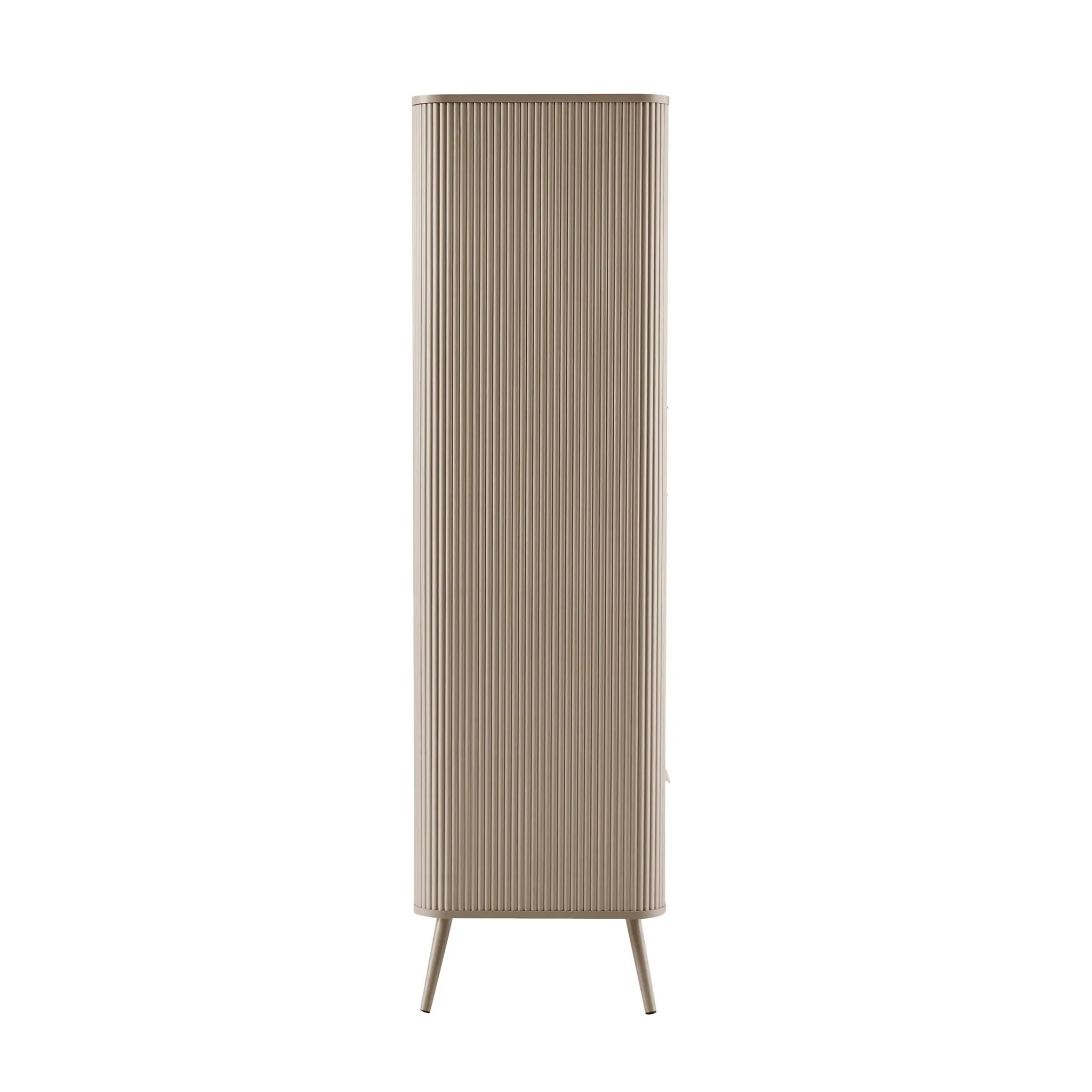 Hattie 3 Door Wardrobe - Taupe - Image 4