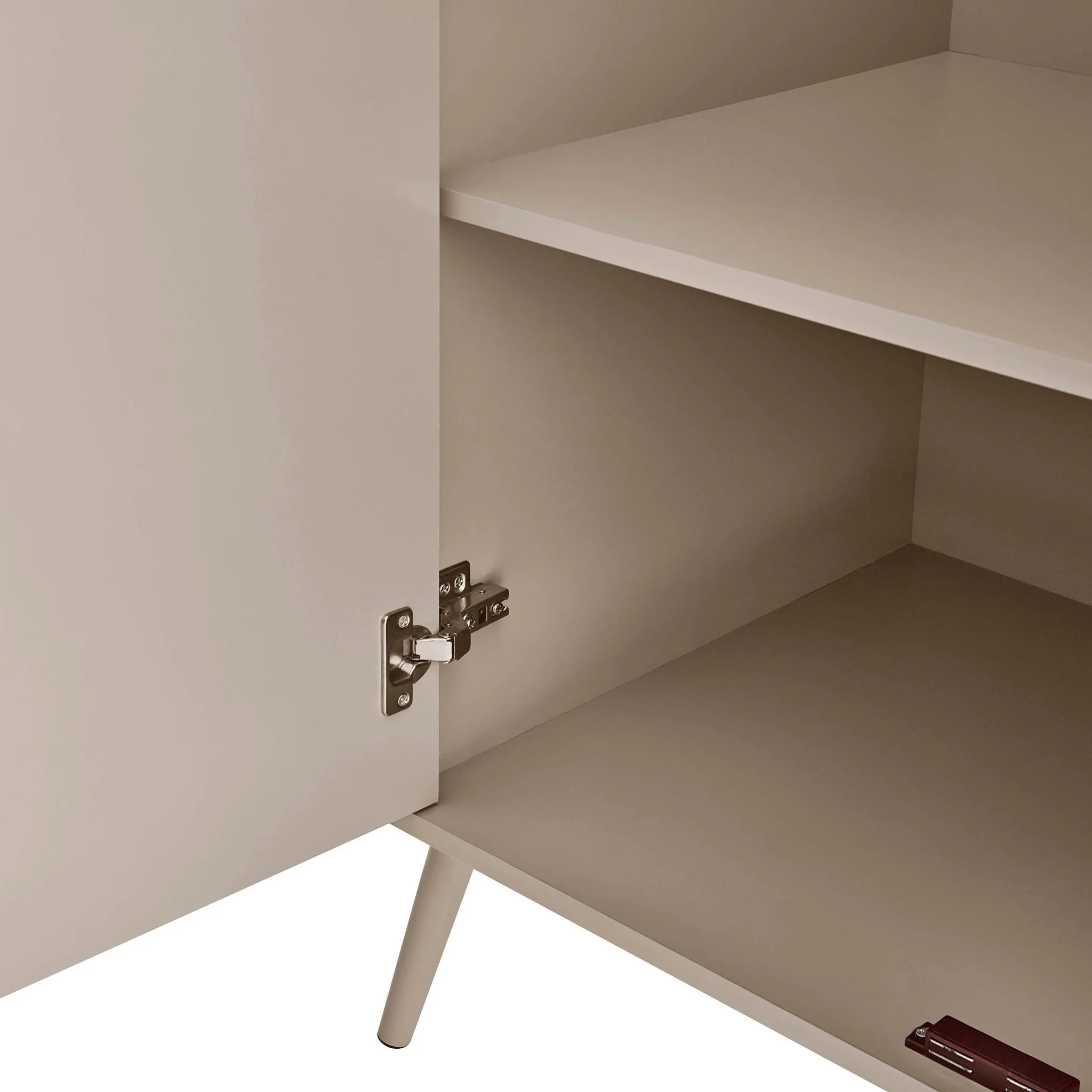 Hattie 3 Door Wardrobe - Taupe - Image 5