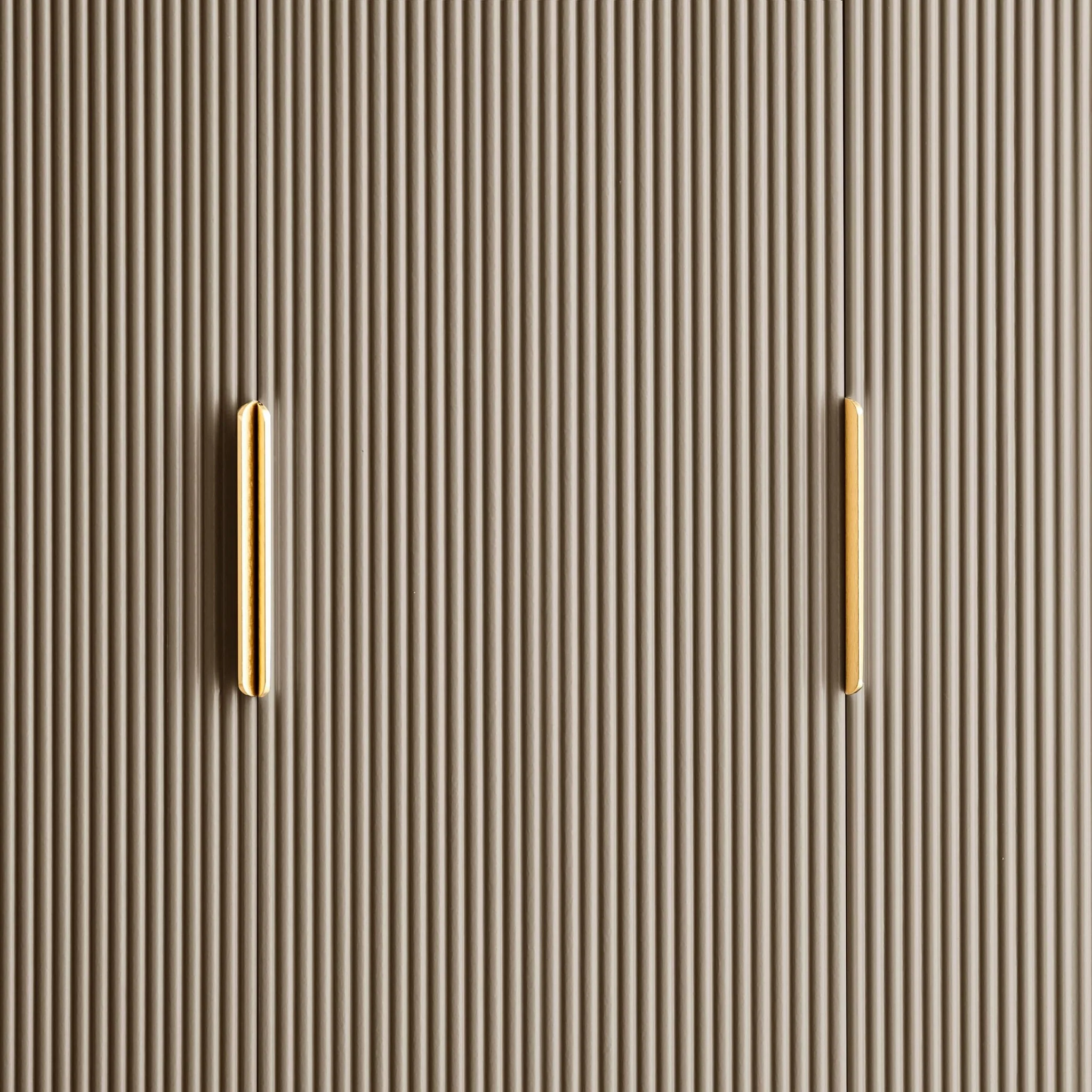Hattie 3 Door Wardrobe - Taupe - Image 6